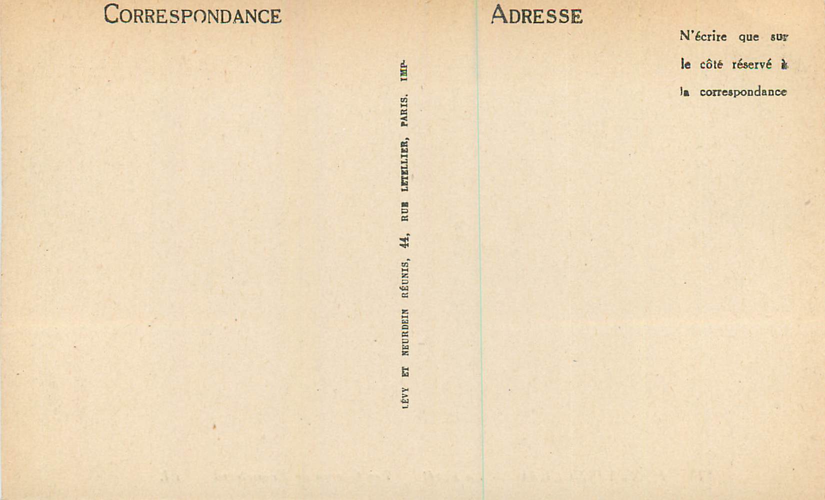 Fontainebleau — La Foresta — Le Gorge di Franchard — LL — Verso