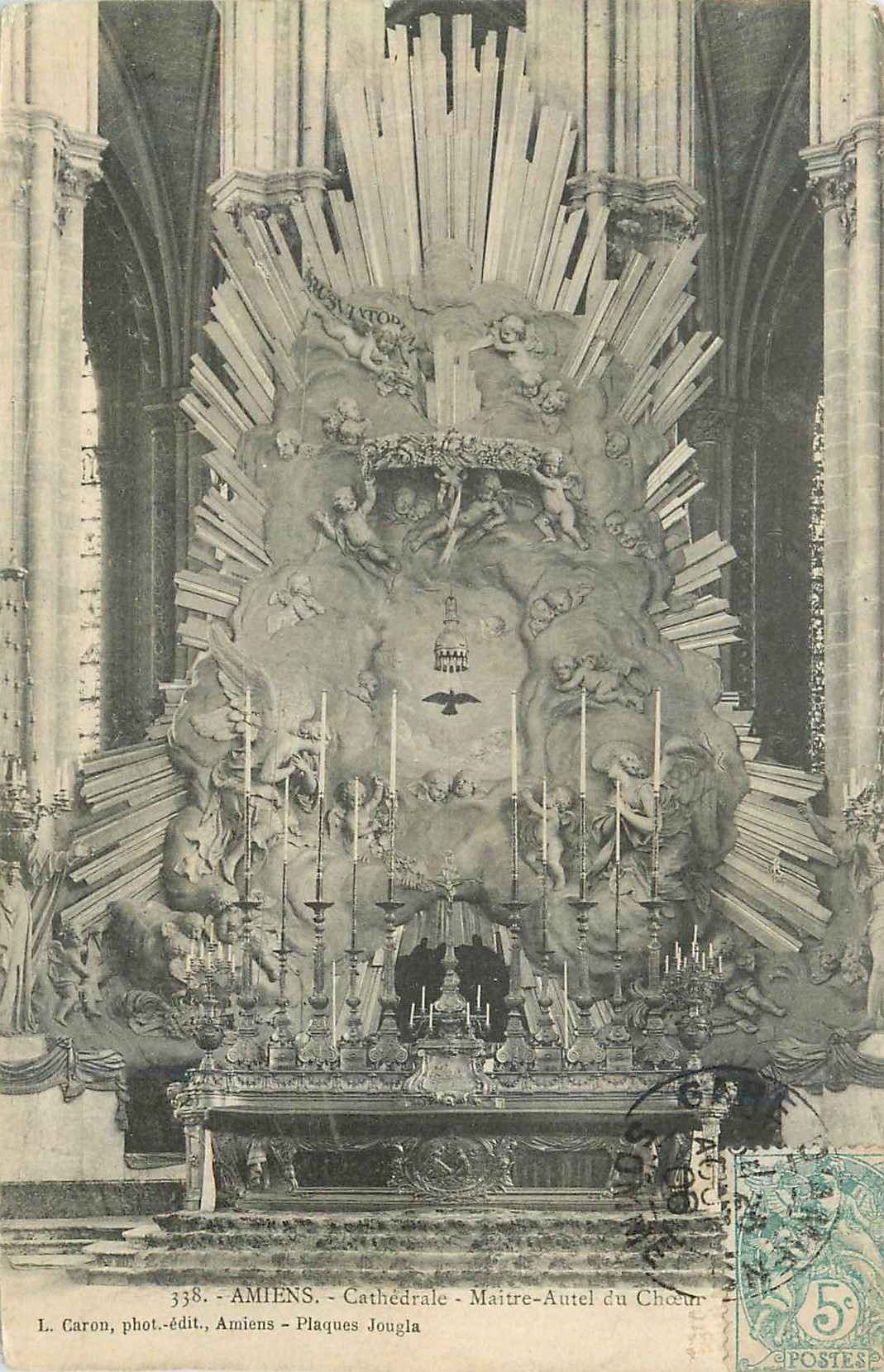CPA Amiens Cathedrale Maitre Autel du Choeur 