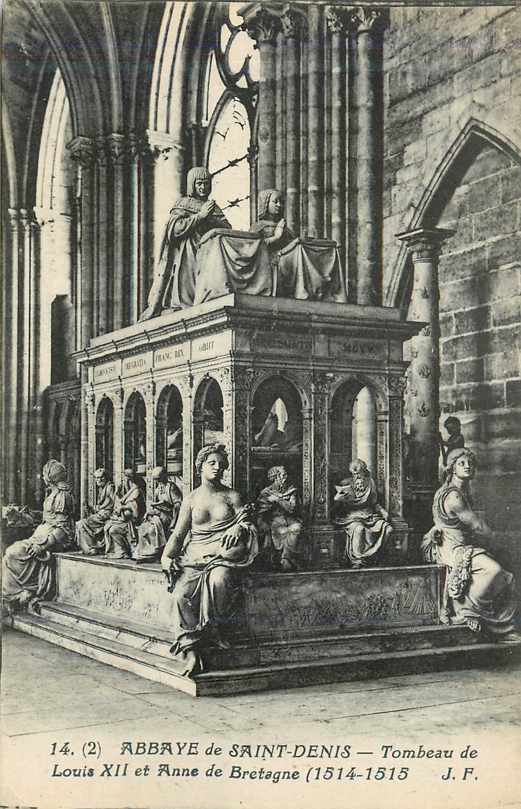 Abbaye de Saint-Denis — Tombeau de Louis XII et Anne de Bretagne (1514-1515) — J.F. (n°14)