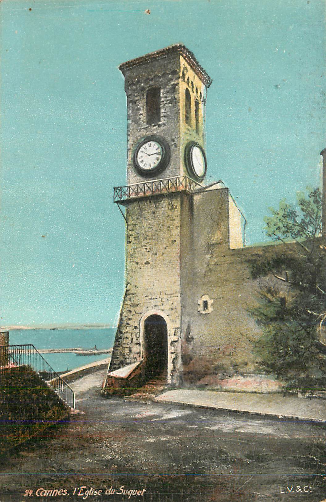 CPA Cannes L Eglise du Suquet 
