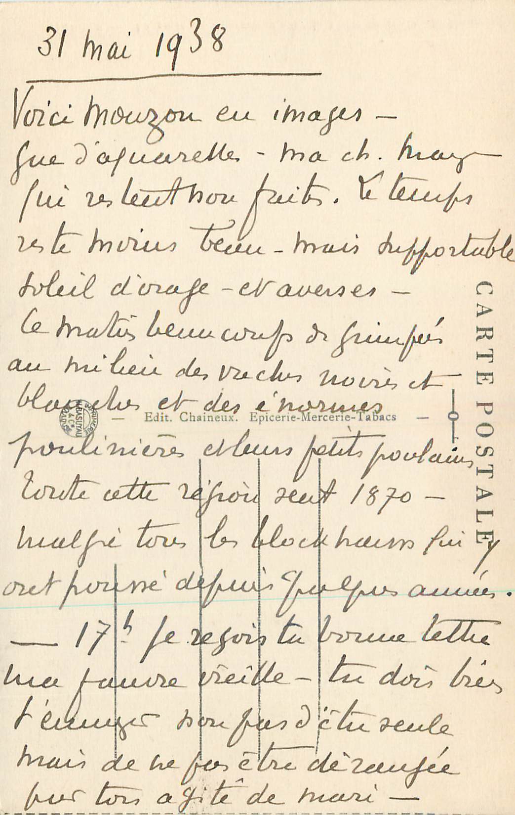 CPA Mouzon La porte de Bourgogne avec la niche de ND de Mouzon  — Rückseite