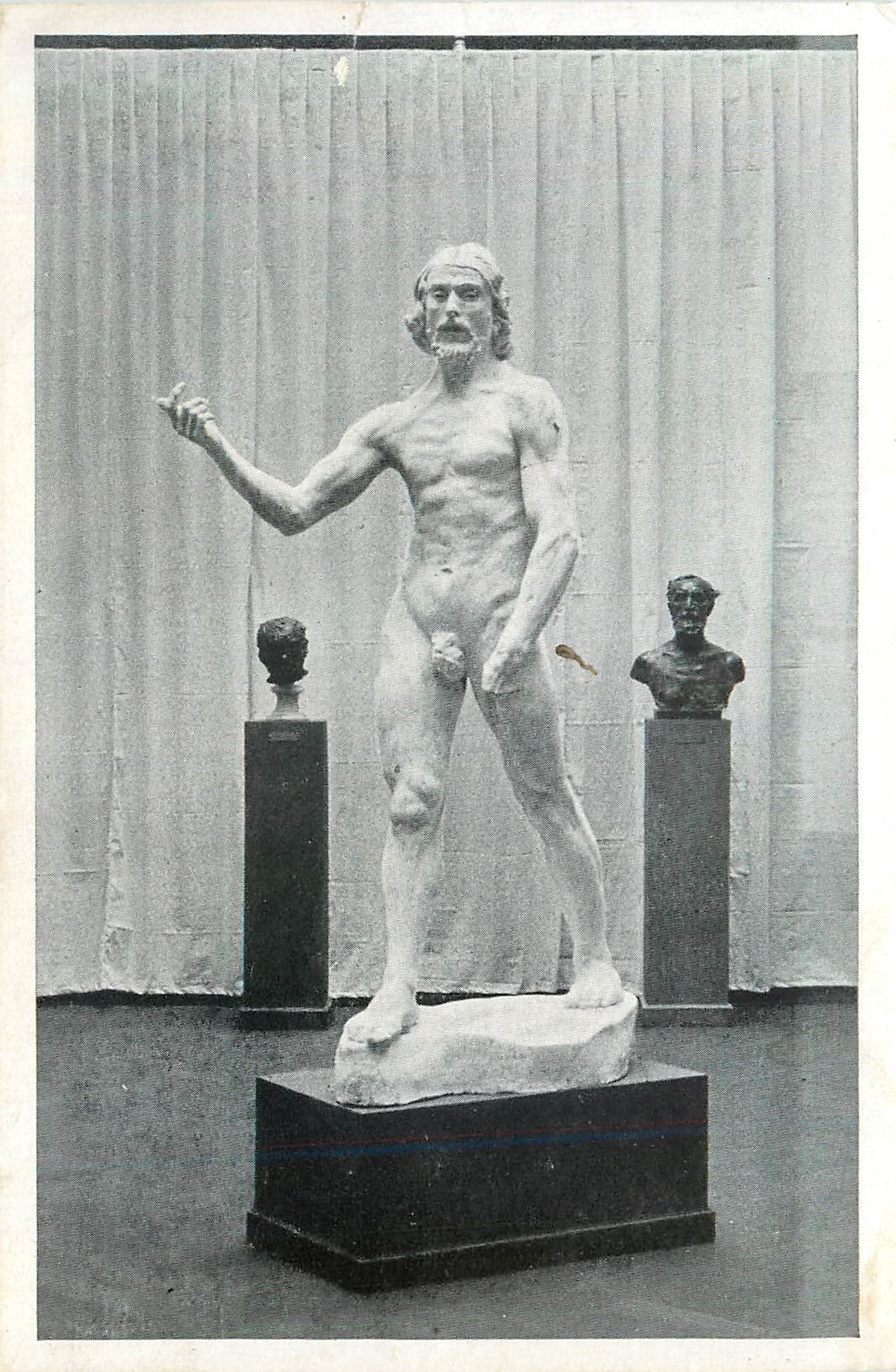 CPA Rodin Ausstellung Kunsthalle Basel St Jean Baptiste 