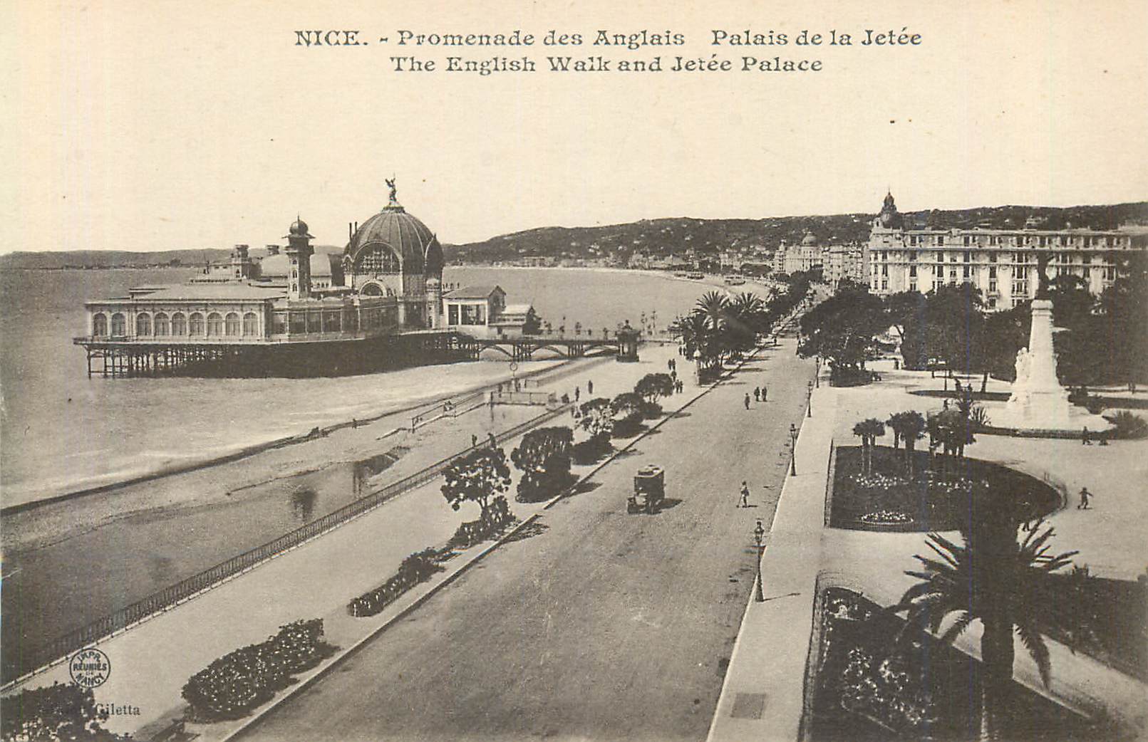 CPA Nice Promenade des Anglais Palais de la Jetee 