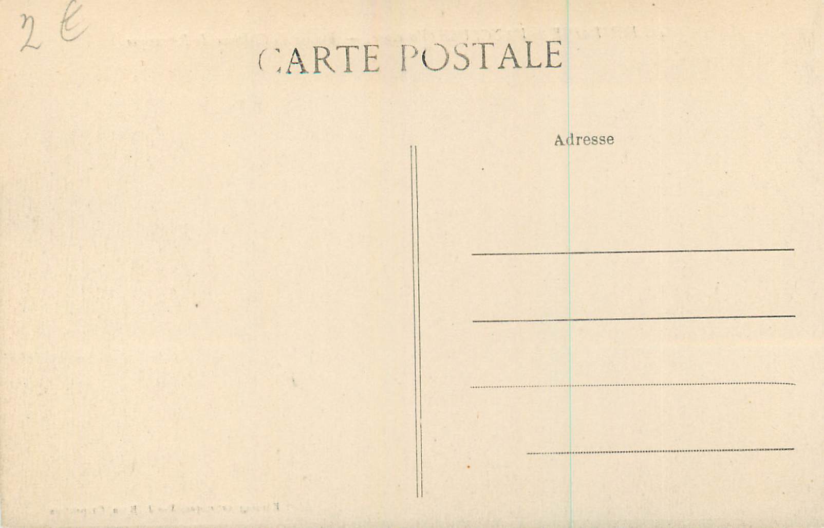CPA Fontaine de Vaucluse Ruines du Chateau de Petrarque  — Rückseite