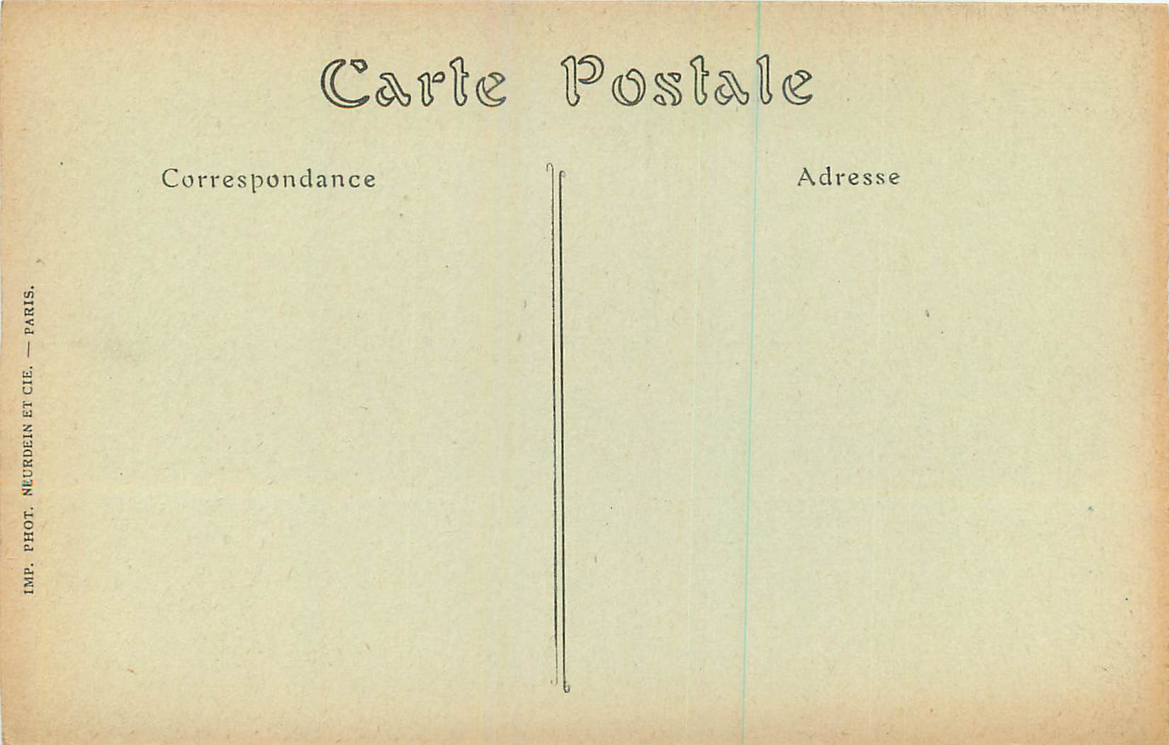 CPA Pierrefonds La Rue Notre Dame et le Chateau  — Rückseite