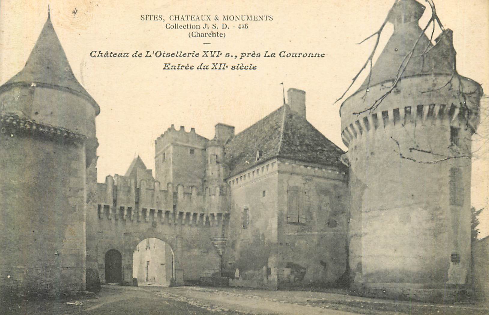 CPA Chateau de l Oisellerie pres la Couronne 