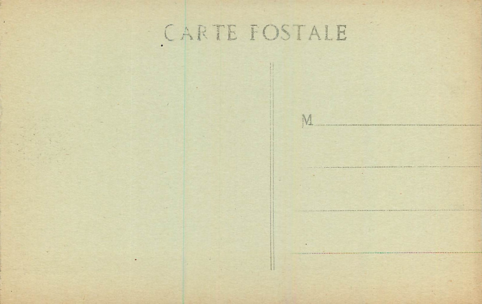 CPA Marseille Notre Dame de la Garde  — Verso