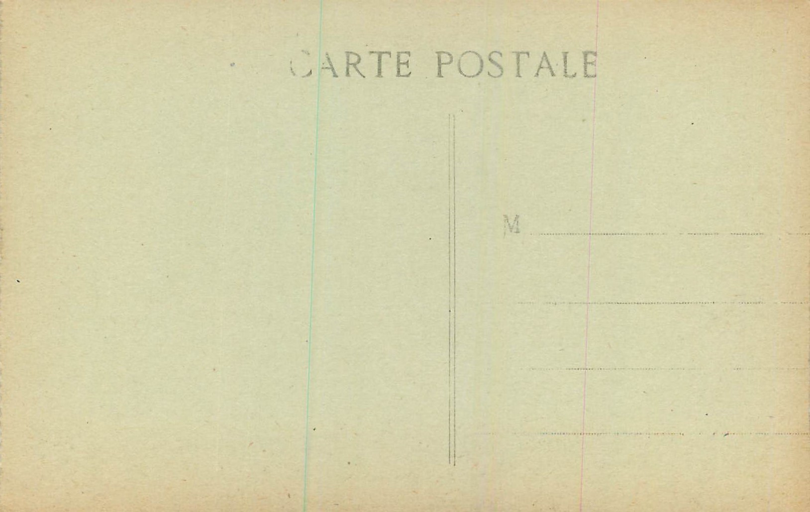 CPA Marseille Fontaine Estrangin  — Rückseite