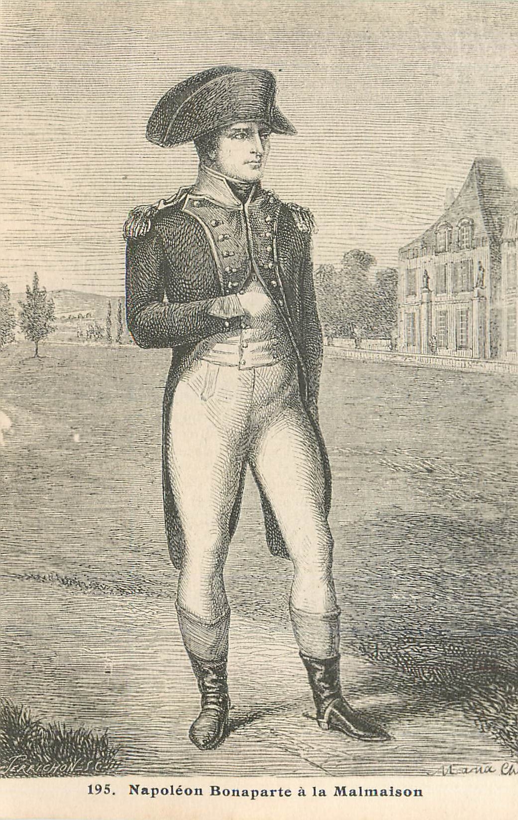 CPA Napoleon Bonaparte a la Malmaison Napoleon 1er