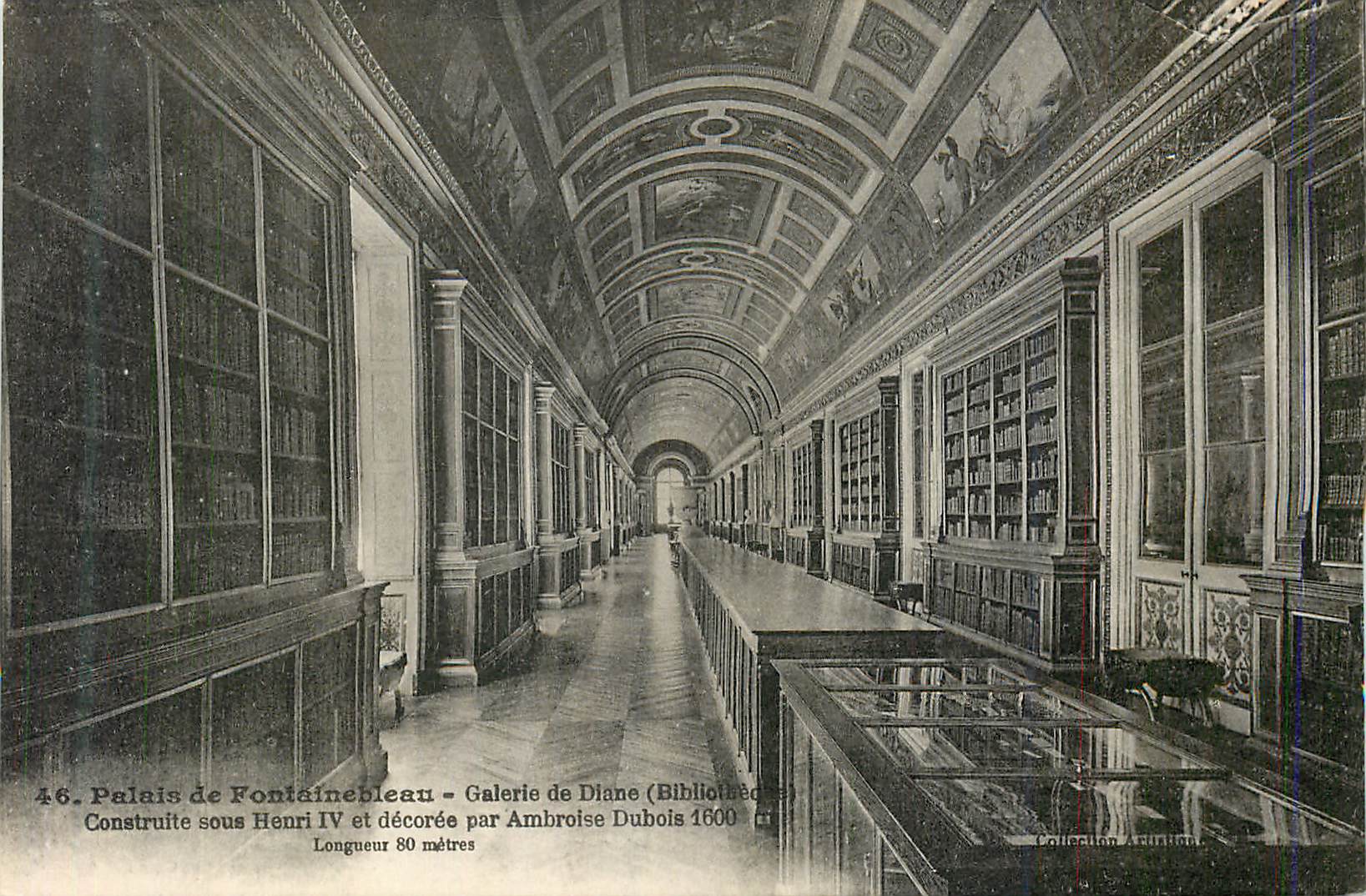 Palazzo di Fontainebleau — Galleria di Diane (Biblioteca) — Collezione A. Auriat