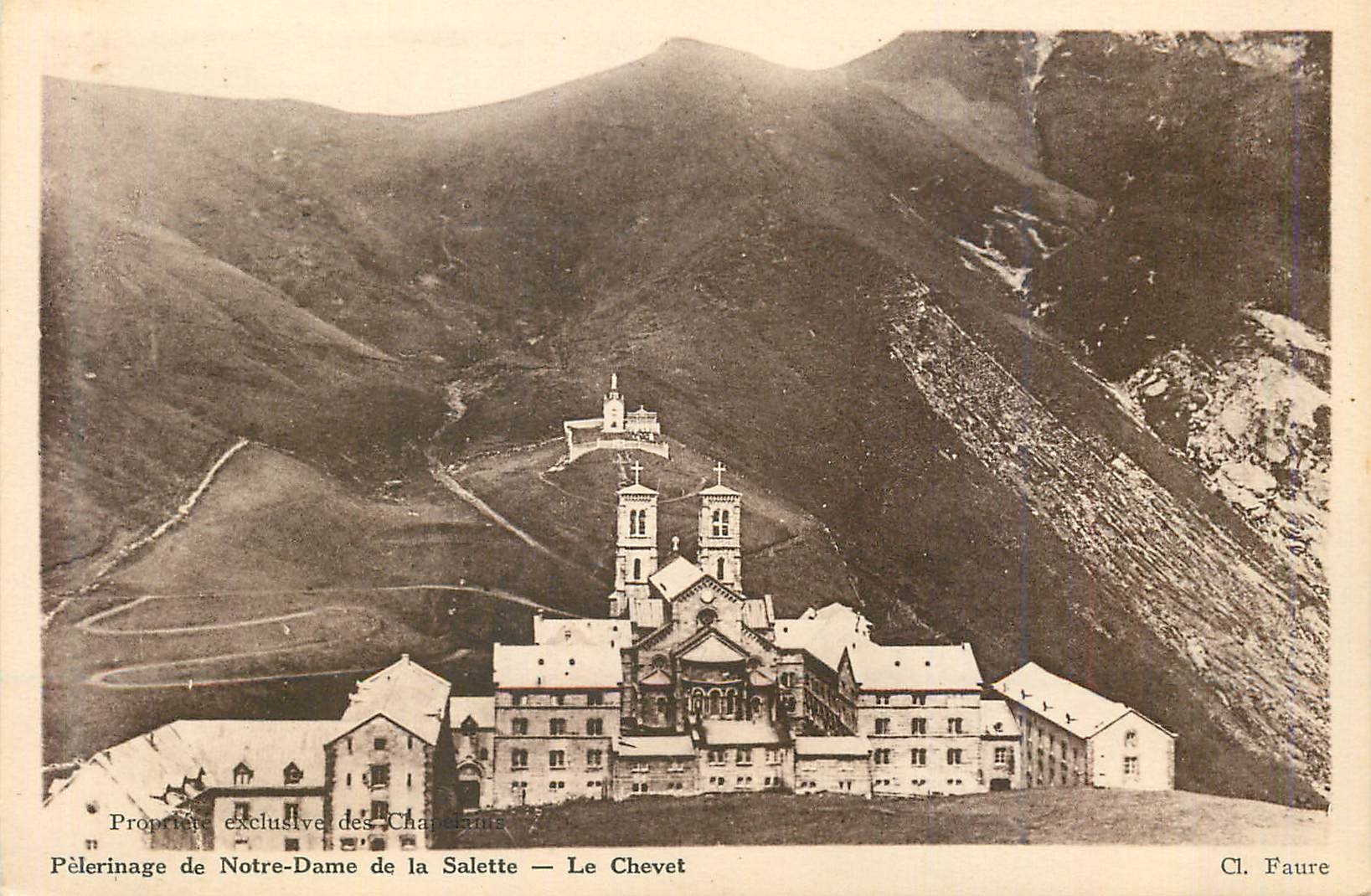 Pèlerinage de Notre-Dame de la Salette — Le Chevet — Cl. Faure