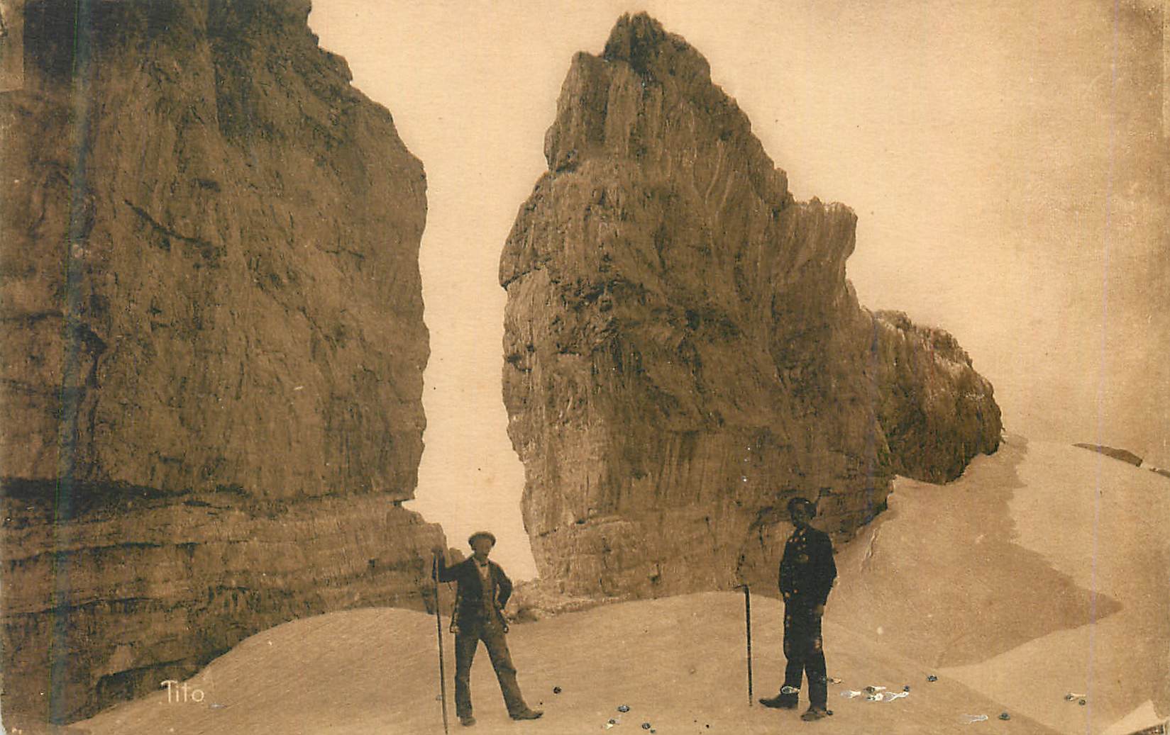 CPA Gavarnie La Breche de Roland 
