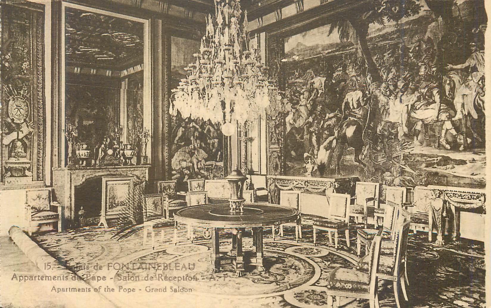 Appartements du Pape - Salon de Réception - Château de Fontainebleau