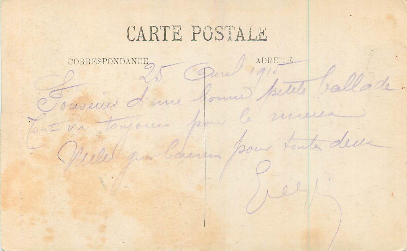 Fère-en-Tardenois (Aisne) — Die Kirche — Verlag in Fère — Rückseite