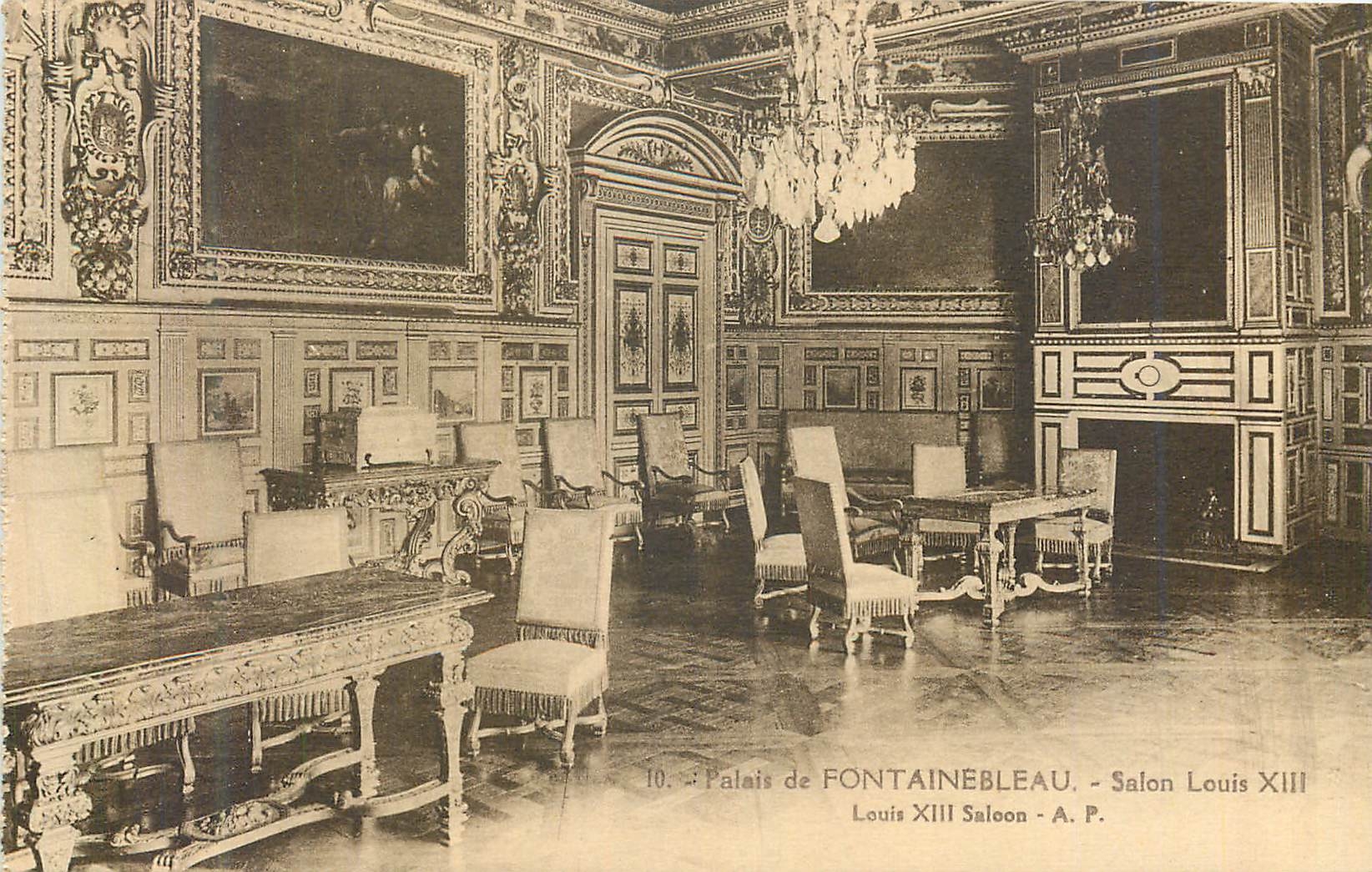 Palacio de FONTAINEBLEAU - Salón de Luis XIII