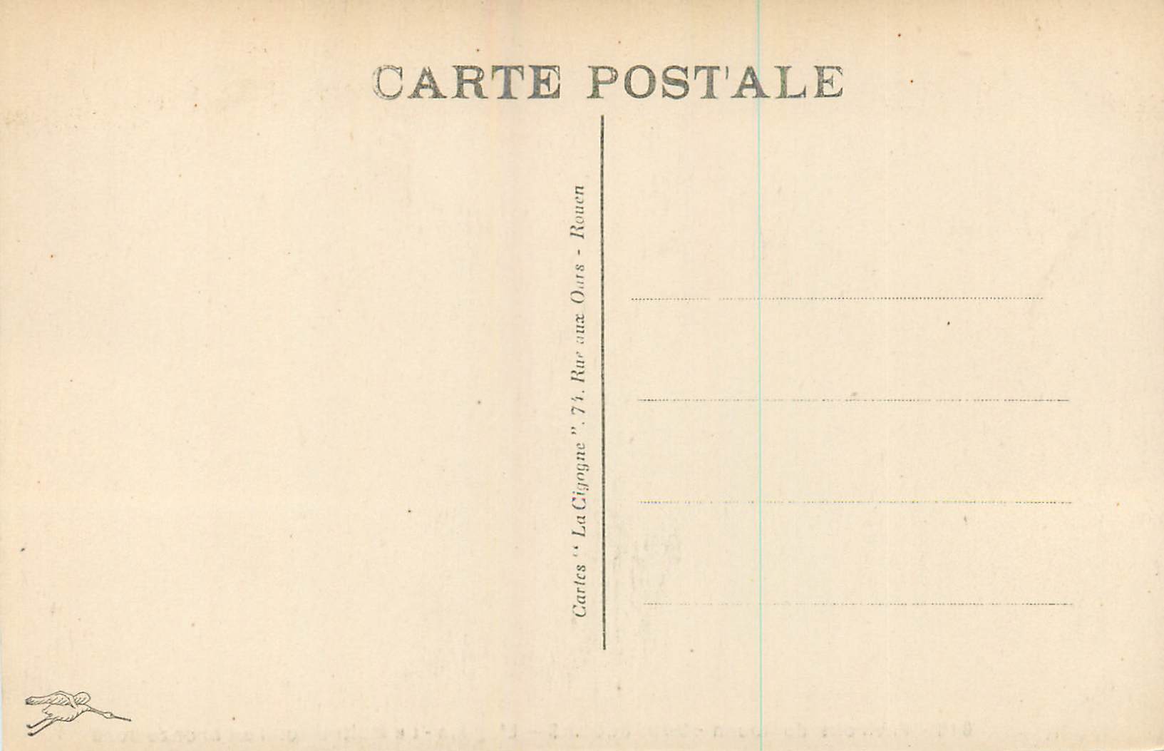 CPA Environs de Rouen Bonsecours L Eglise Le Maitre Autel en bronze dore  — Verso