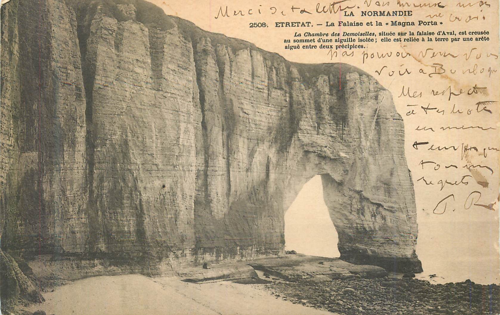 La Falaise et la Magna Porta — Etretat — La Normandie