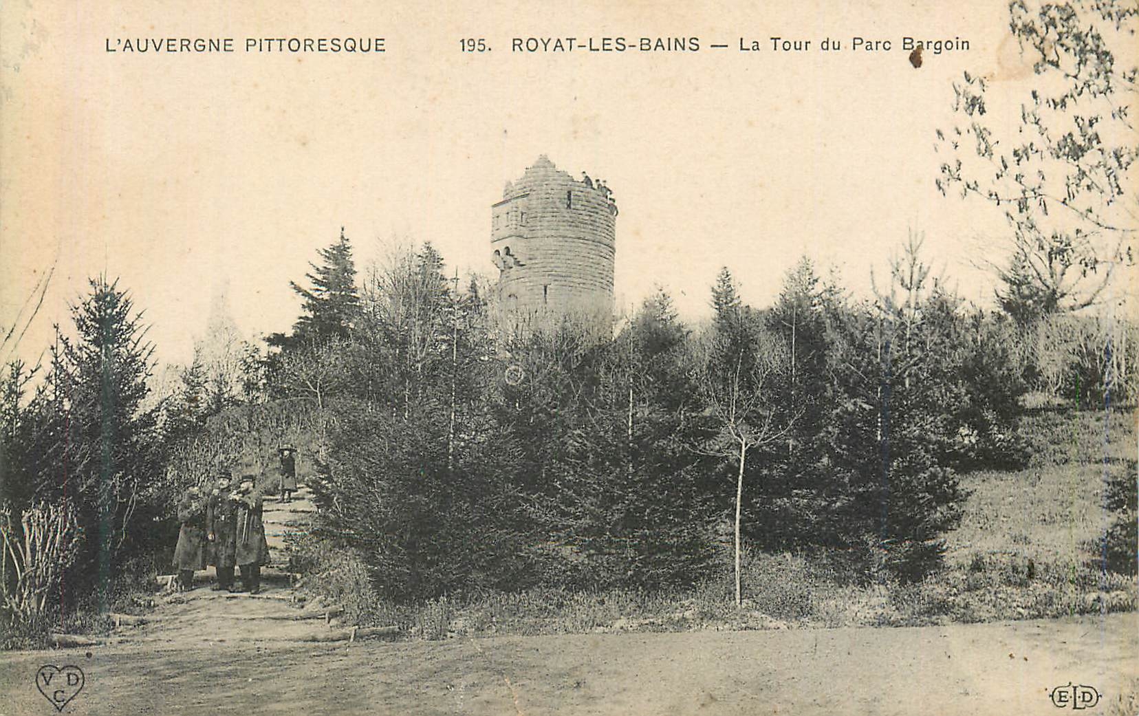 CPA Royat les Bains La Tour du Parc Bargoin 