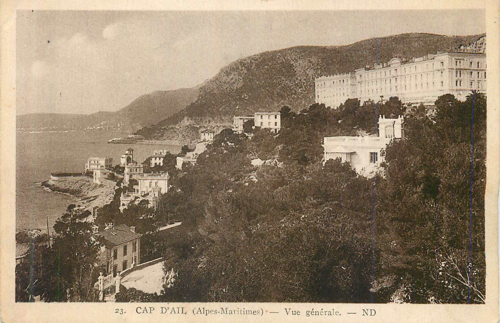 CPA Cap d Ail Alpes Maritimes Vue generale 