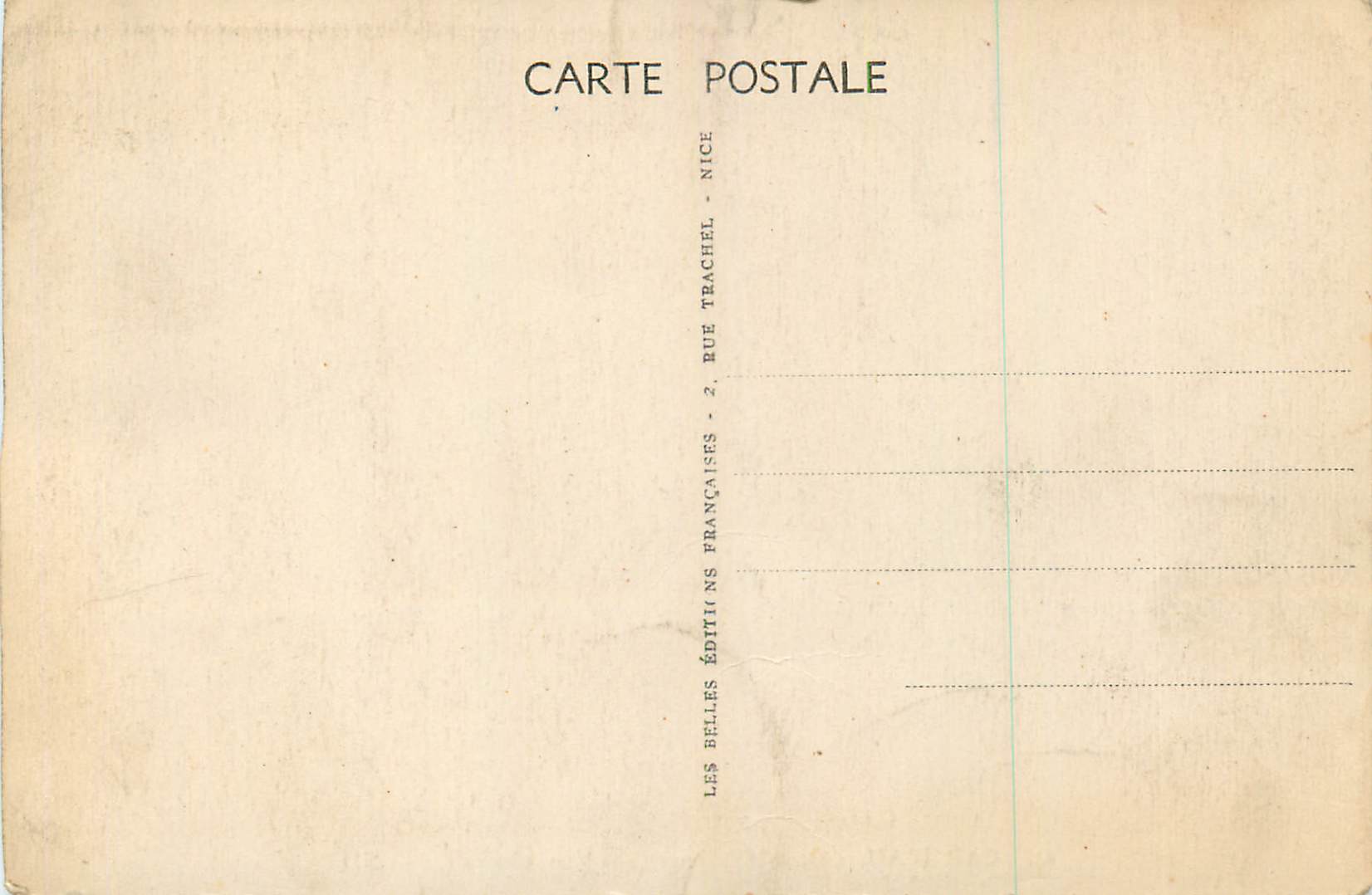 CPA Cap d Ail Alpes Maritimes Vue generale  — Rückseite