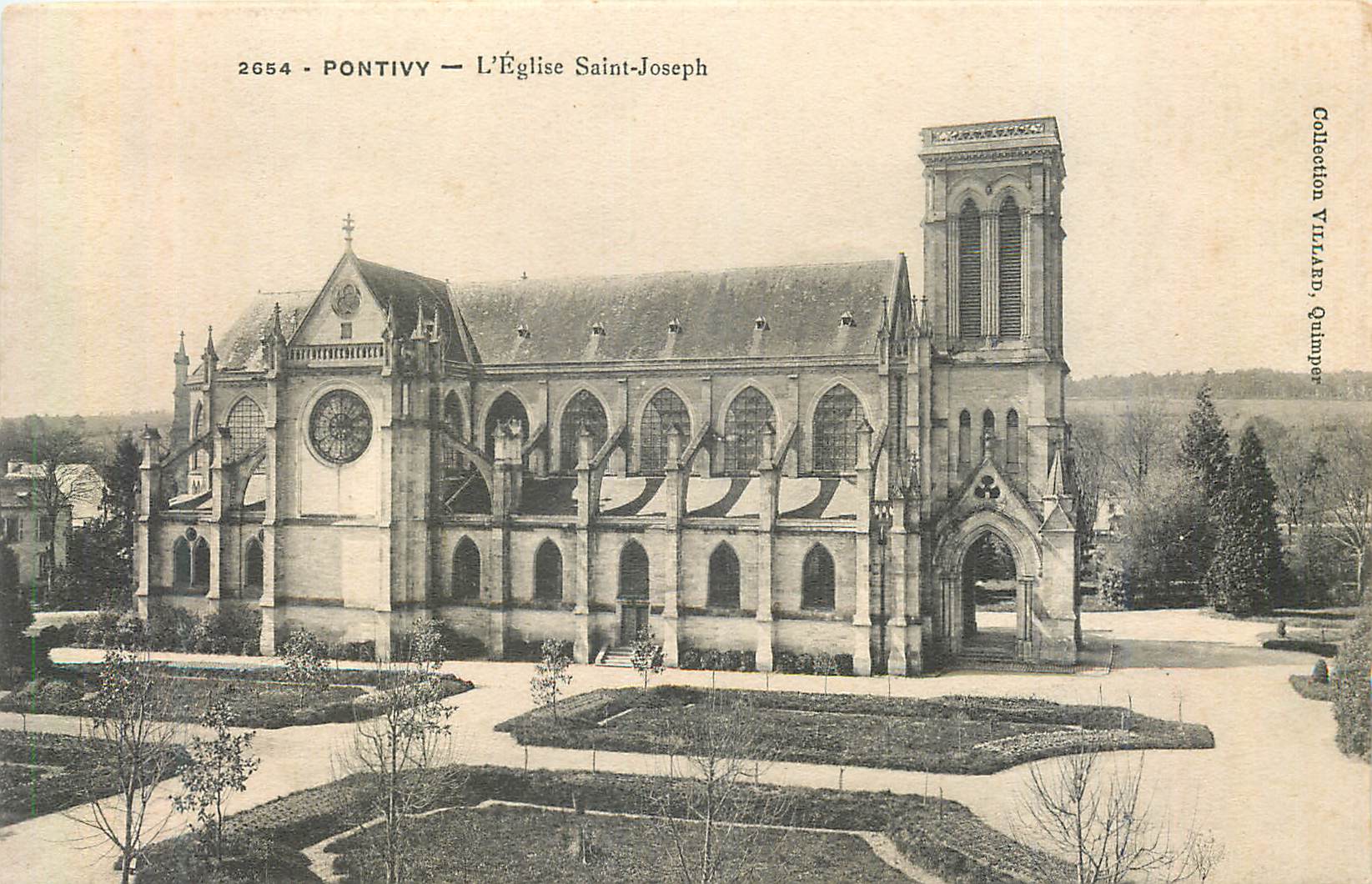 Pontivy — L'Église Saint-Joseph — Collection VILLARD, Quimper
