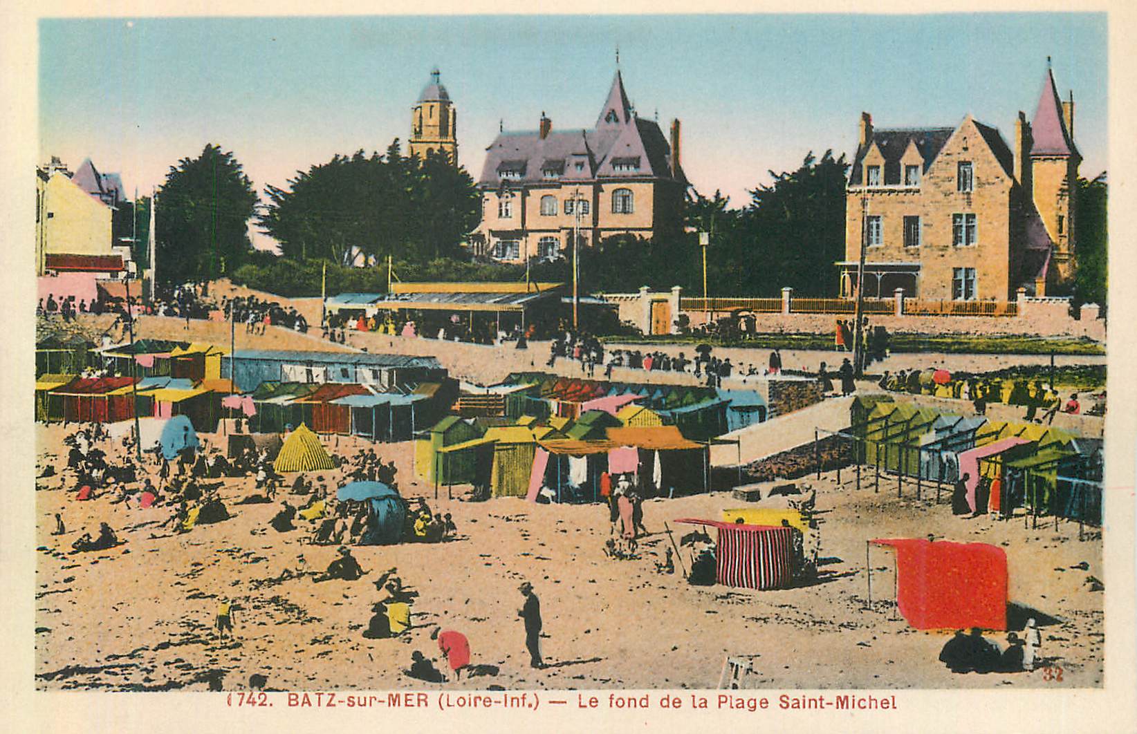 CPA Batz sur Mer Loire Inf Le fond de la Plage Saint Michel 