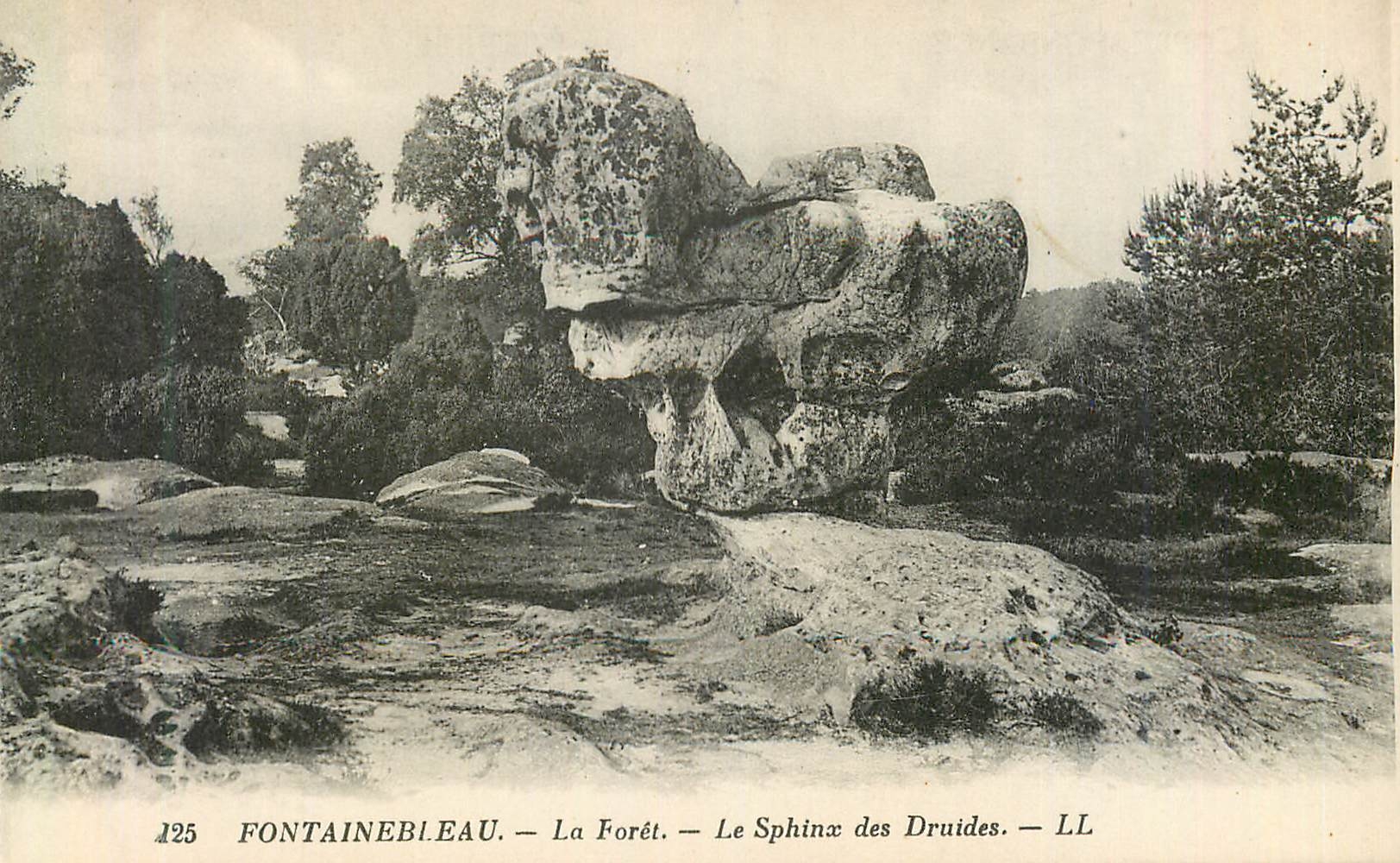 Fontainebleau — Der Wald — Der Druiden-Sphinx — LL