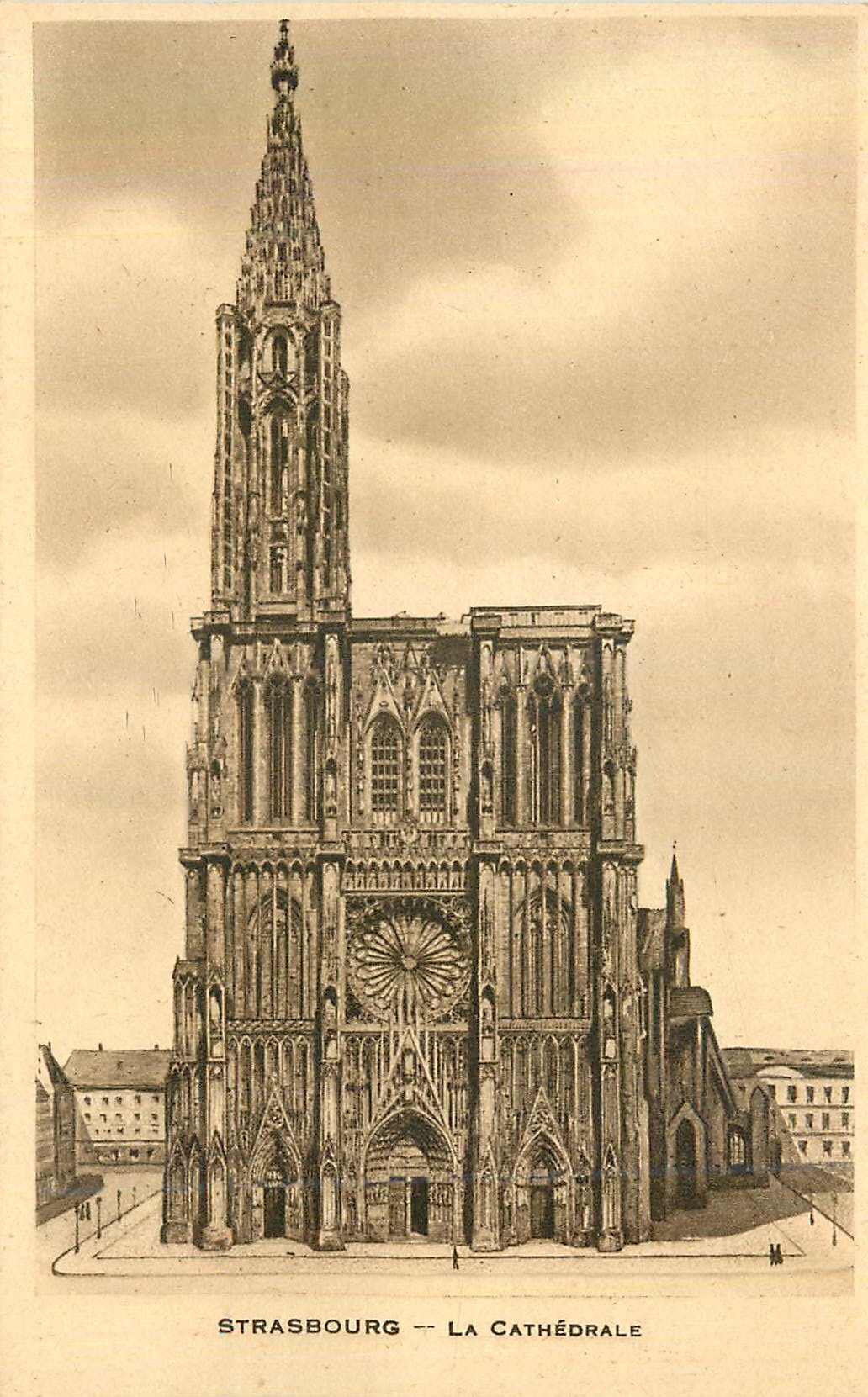 CPA Strasbourg La Cathedrale 