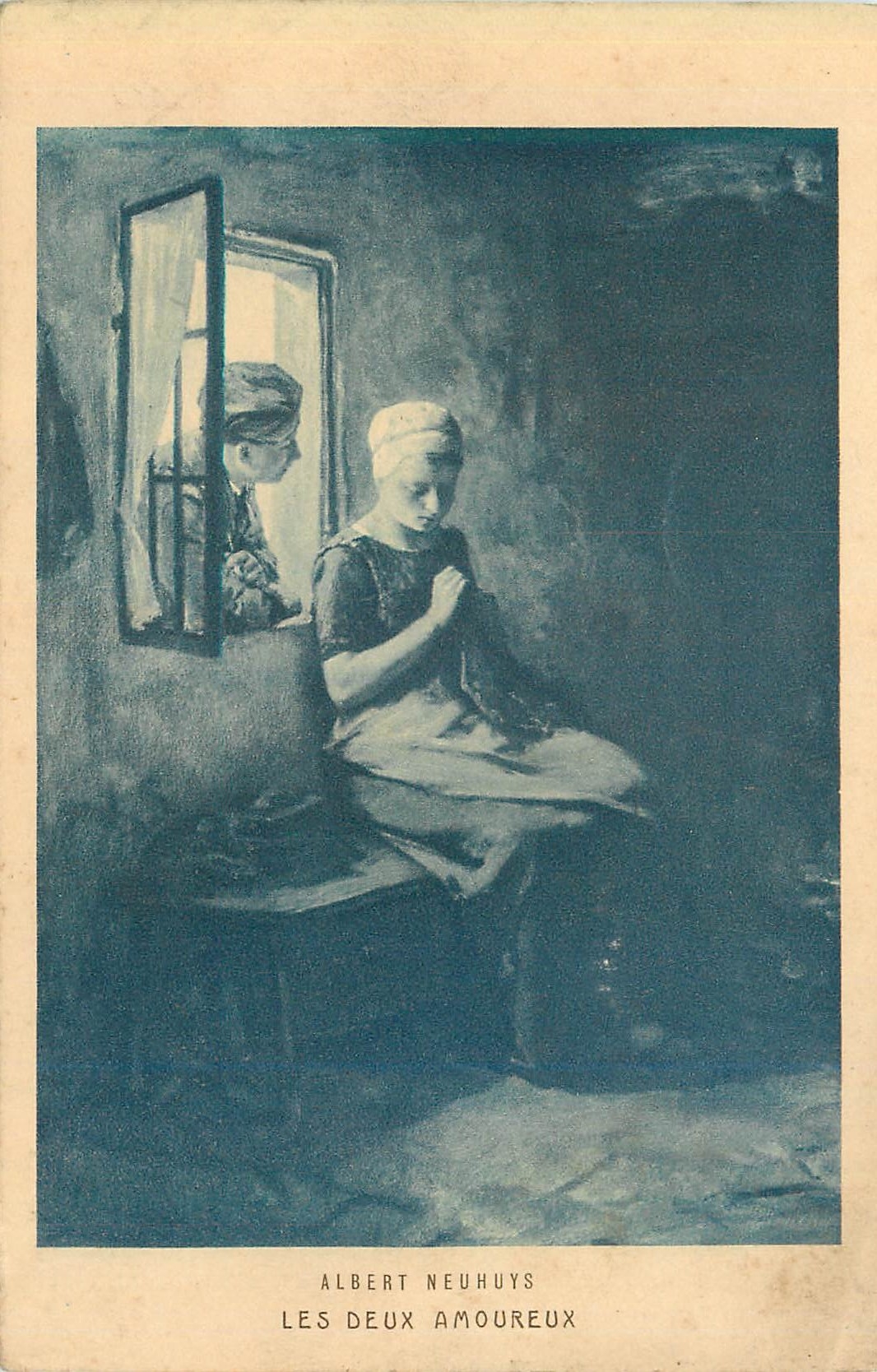 CPA Albert Neuhuys Les deux amoureux 
