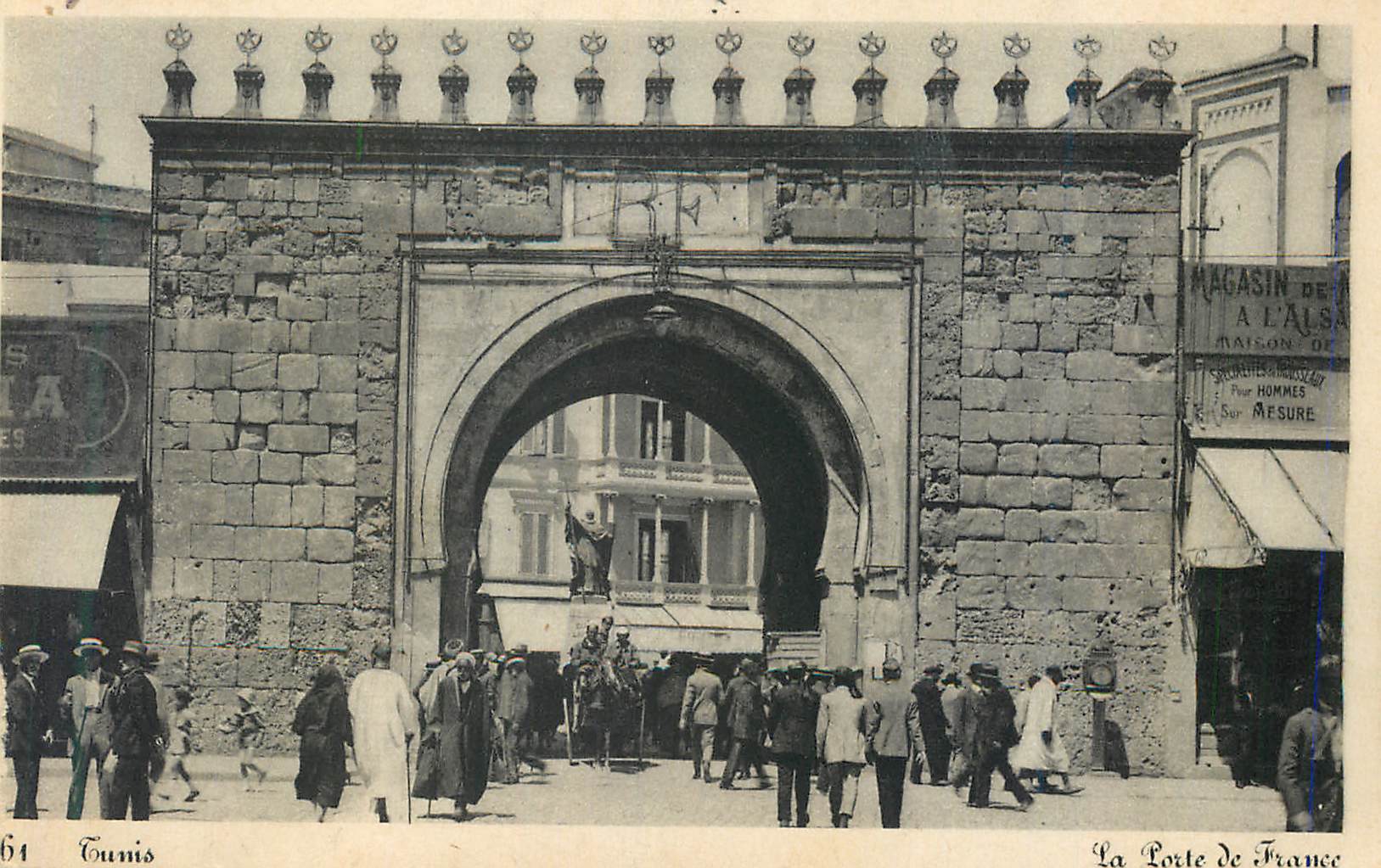 CPA Tunis La Porte de France 