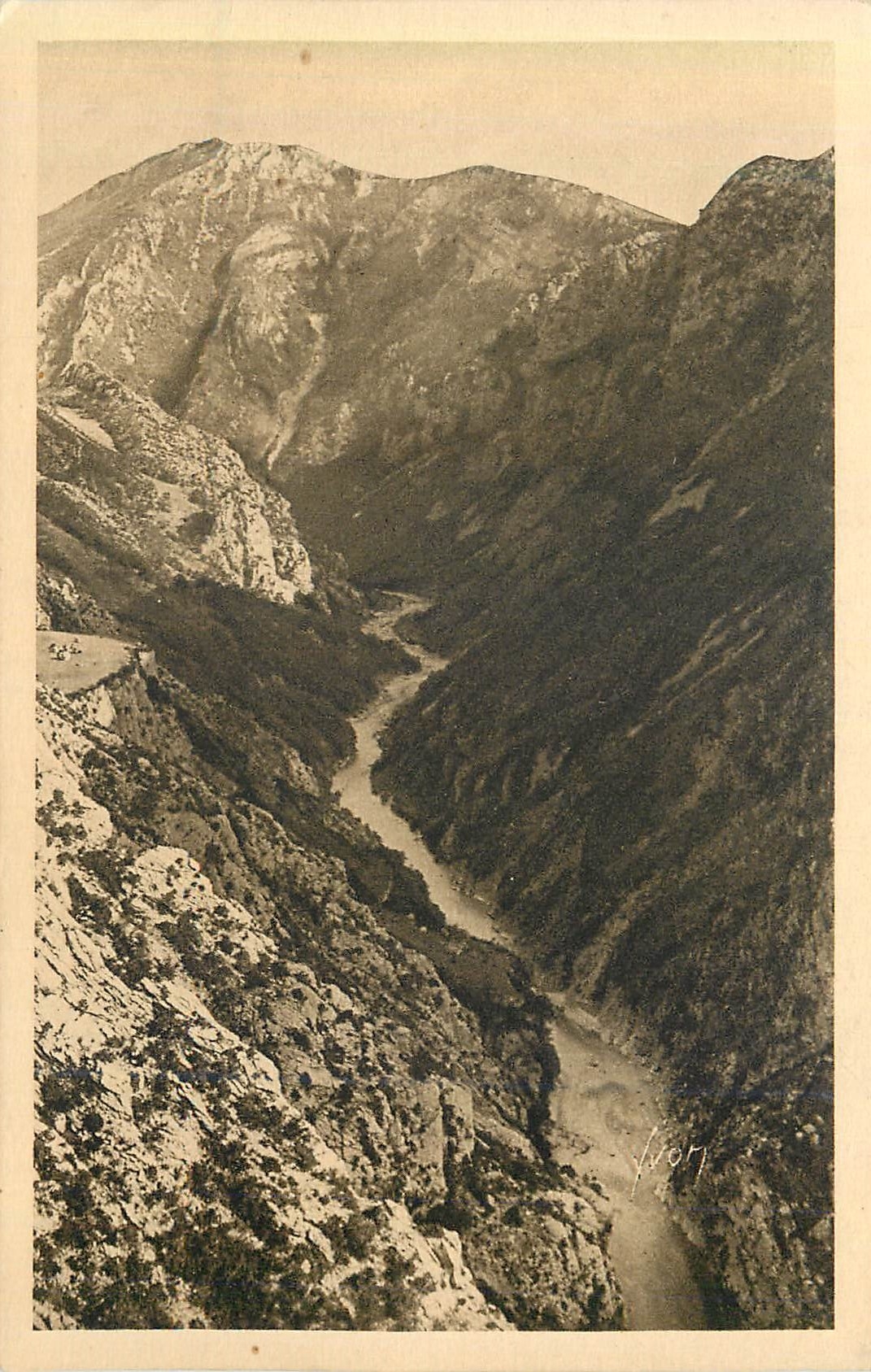 CPA Paysages et Pierres de Provence Le Verdon pres d Aiguines 
