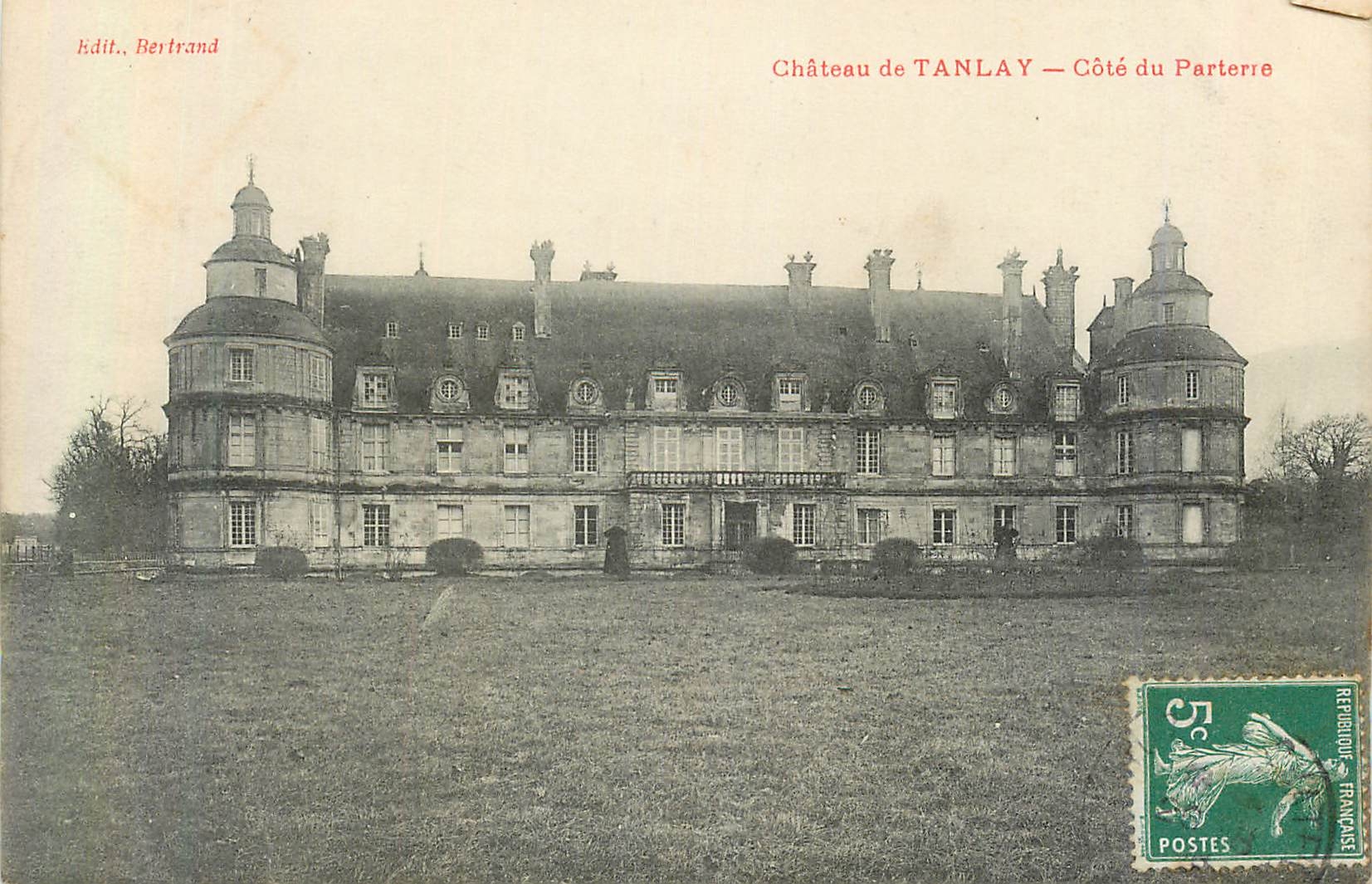 CPA Chateau de Tanlay Cote du Parterre 