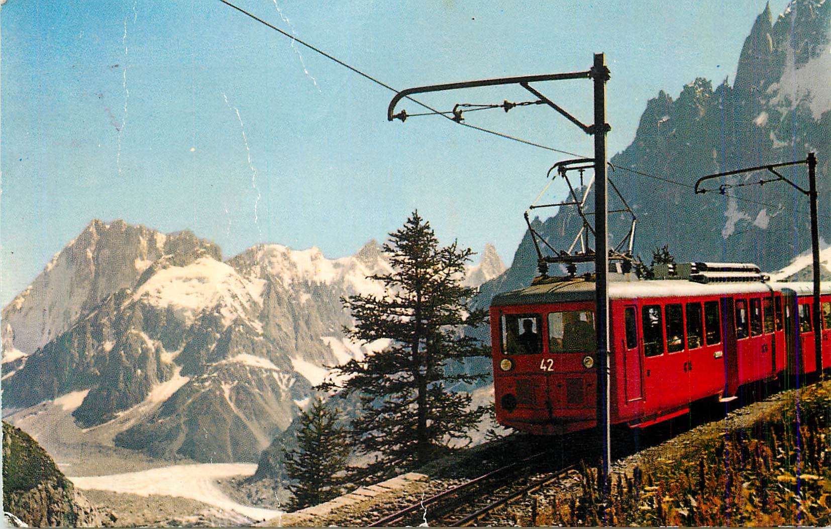 Train de Montenvers — Mont-Blanc — Édition G.R.M.
