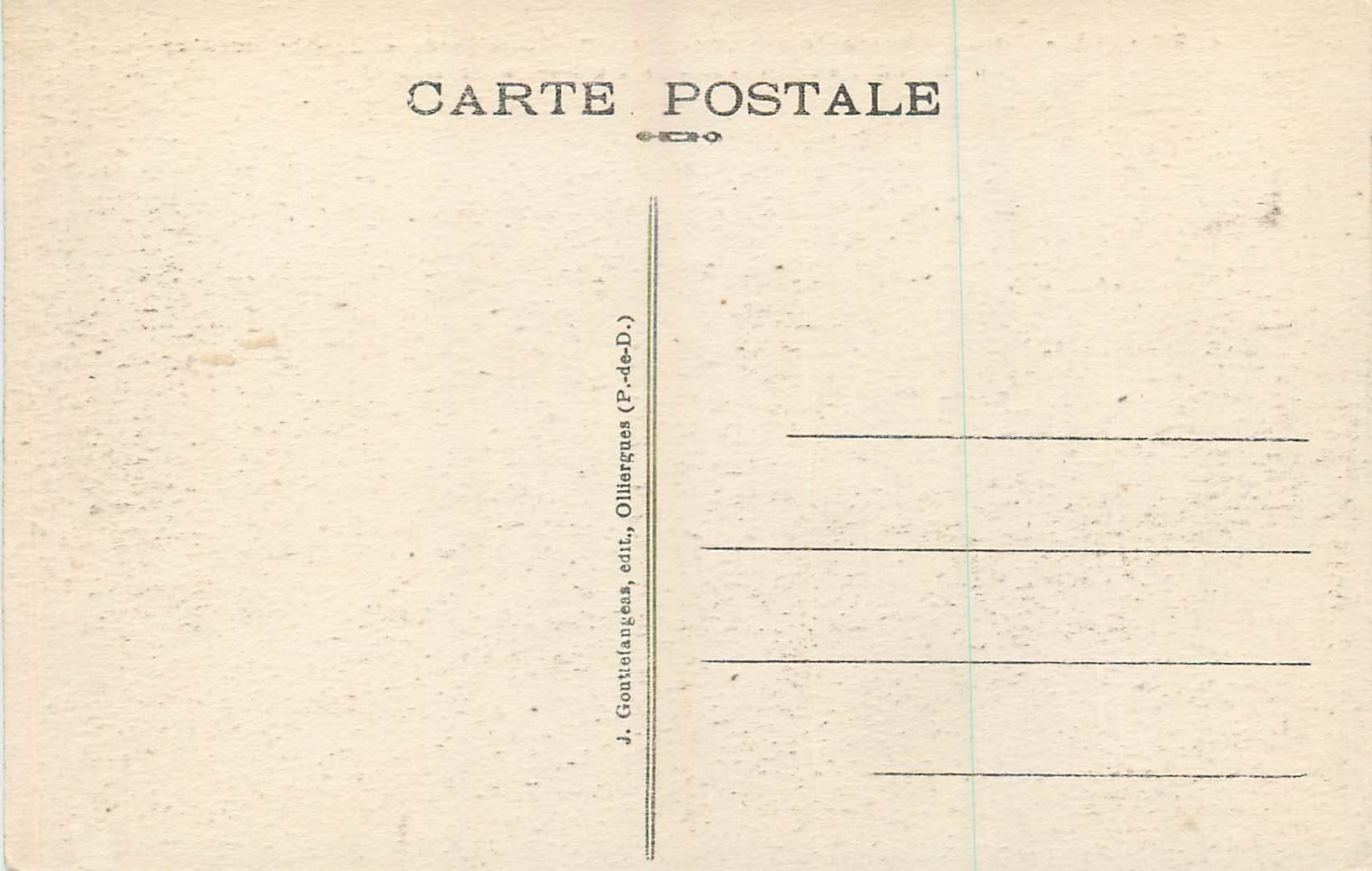 Route Thermale d'Auvergne, du Mont-Dore à Saint-Nectaire — Le Grand Tournant sur le Ruisseau de Diane — G. D'O. n°120 — Reverso