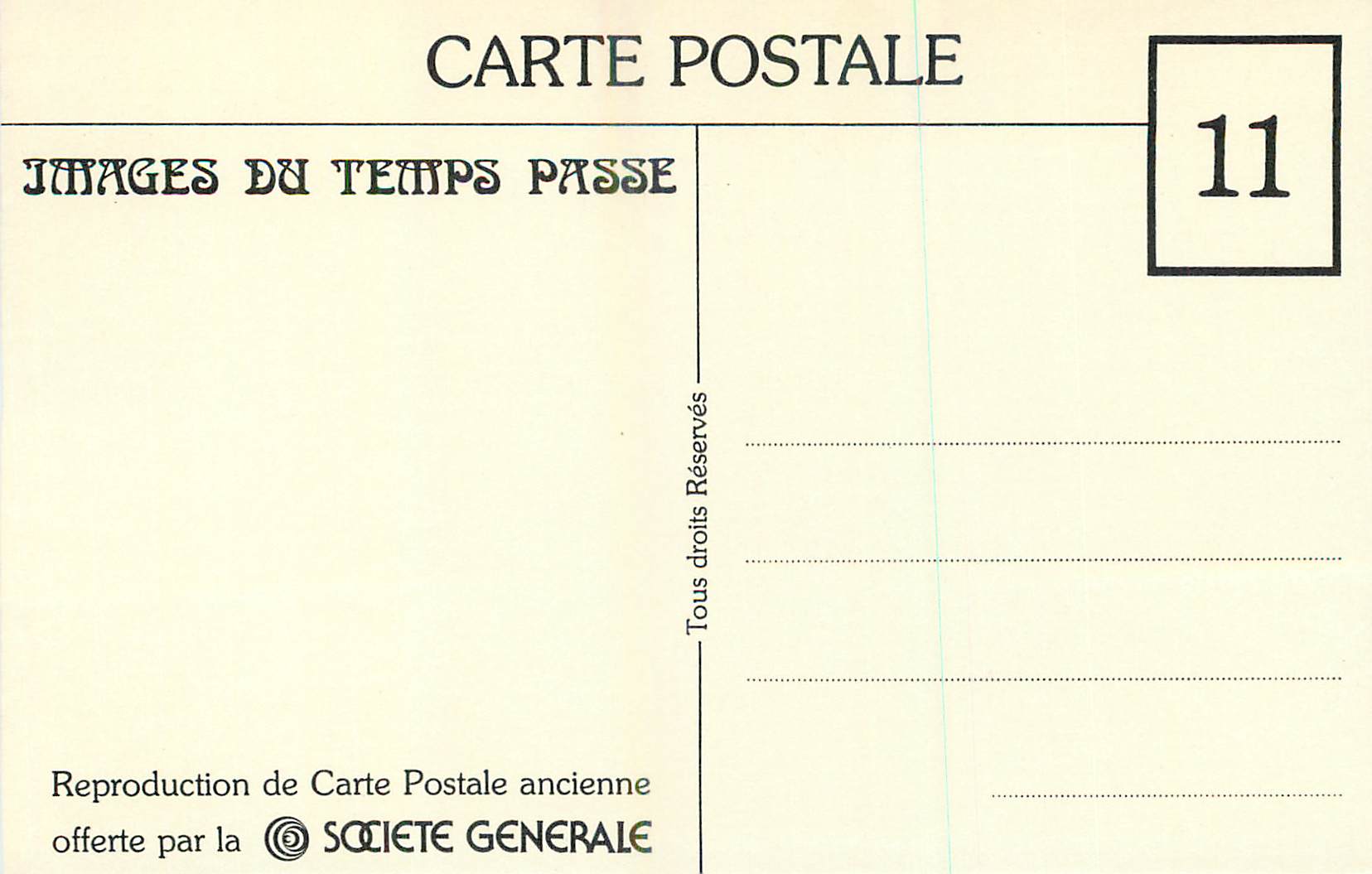 REPRO Paris L Avenue du Bois de Boulogne  — Rückseite