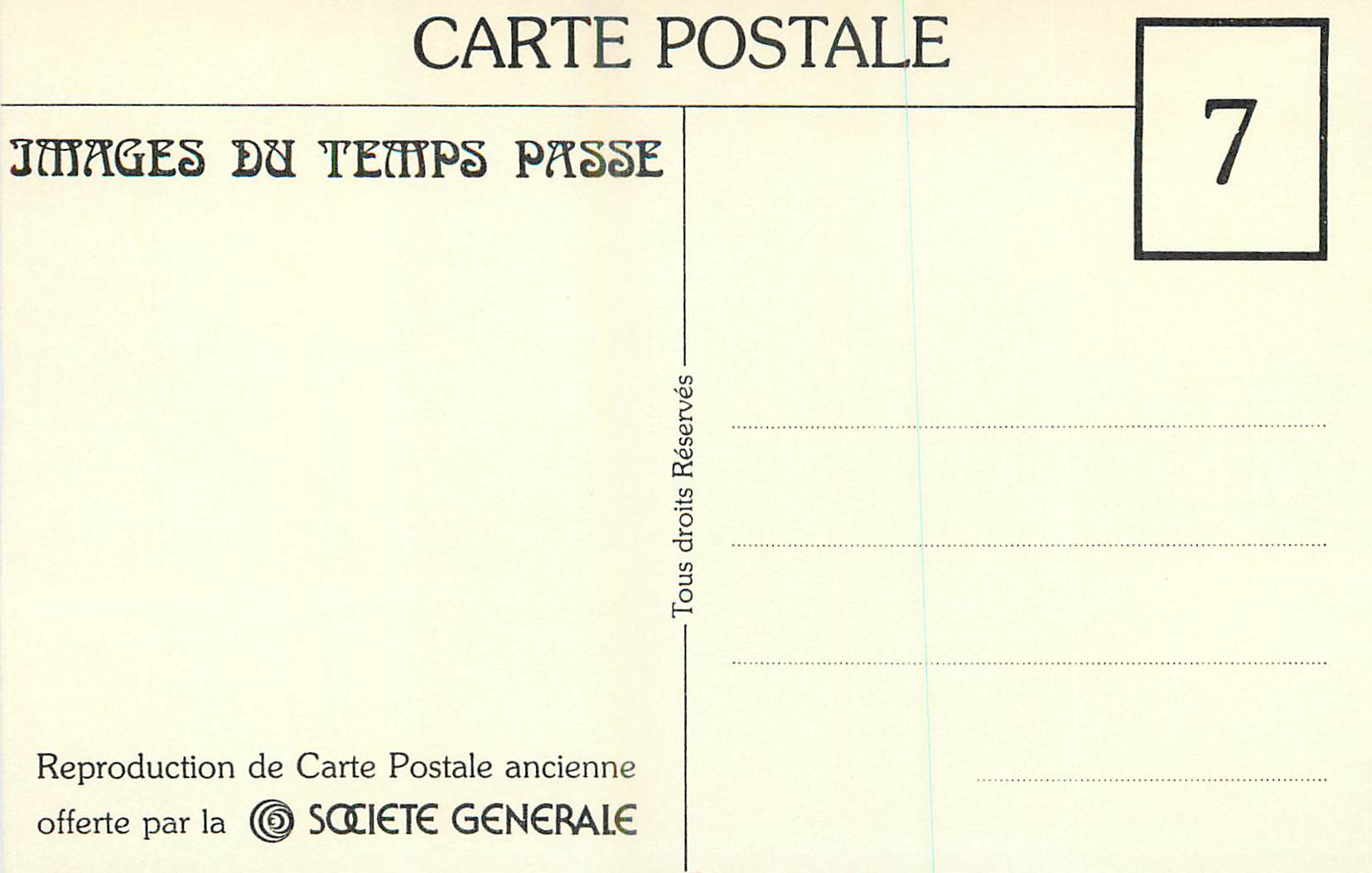 REPRO Paris Eglise Saint Julien le Pauvre  — Rückseite