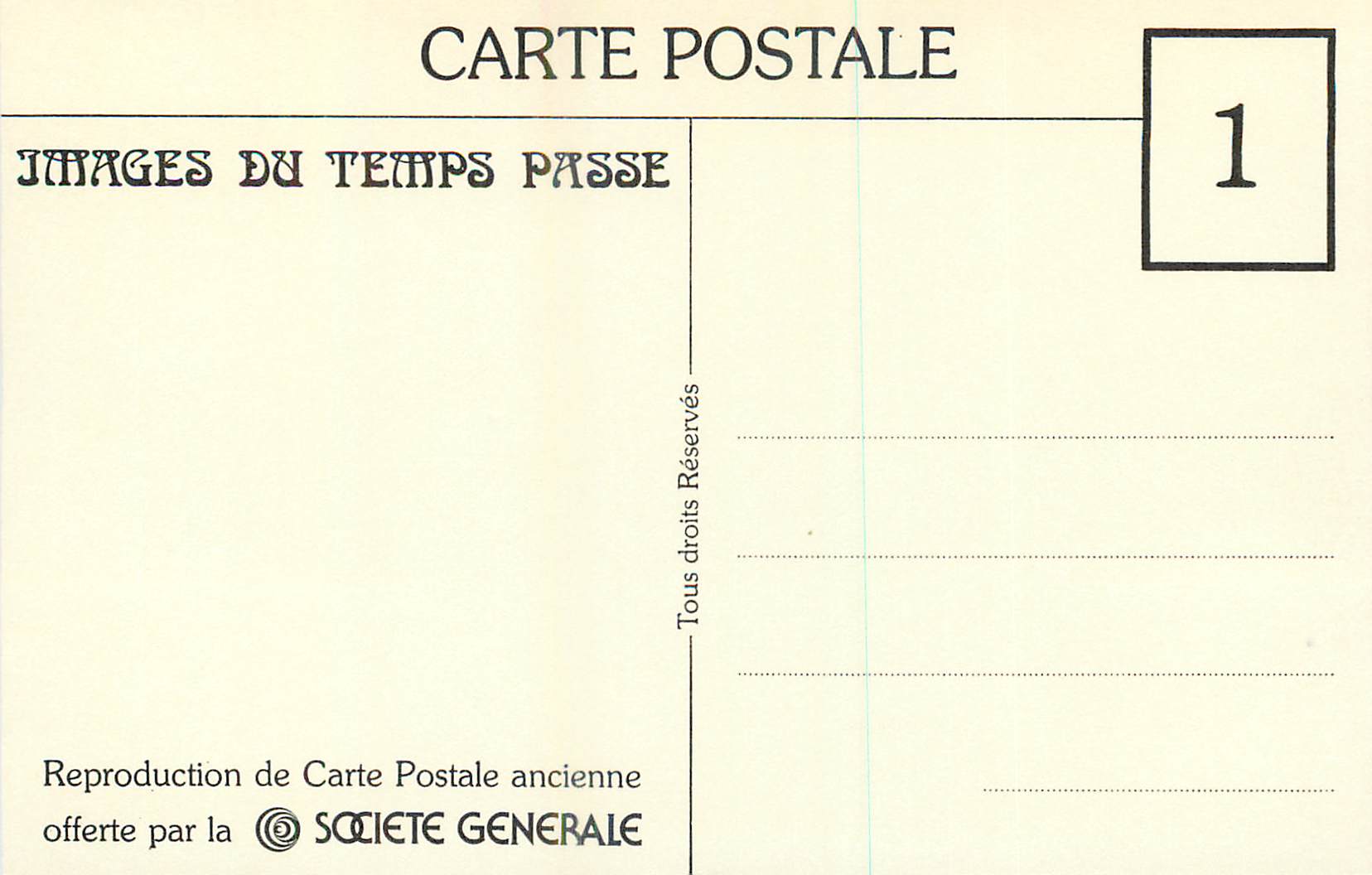 REPRO Paris Les Abattoirs de la Villette  — Verso