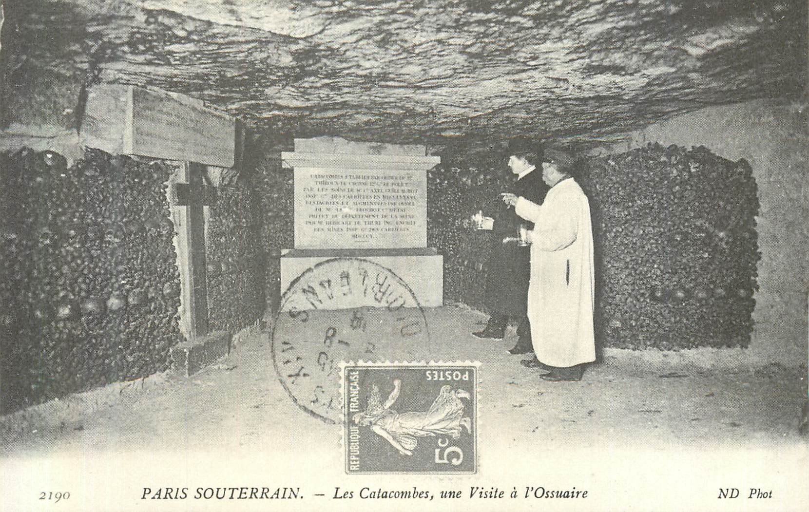 REPRO Paris Souterrain Les Catacombes une visite a l Ossuaire 