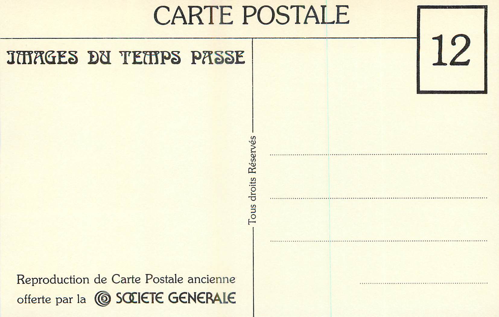 REPRO Paris Souterrain Les Catacombes une visite a l Ossuaire  — Rückseite