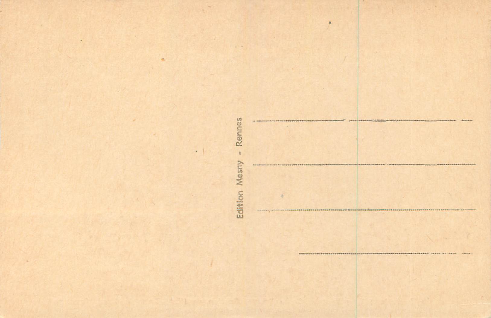 Mont Saint-Michel — Die Mauern (Ostseite) — Edition Mesny - Rennes — Rückseite