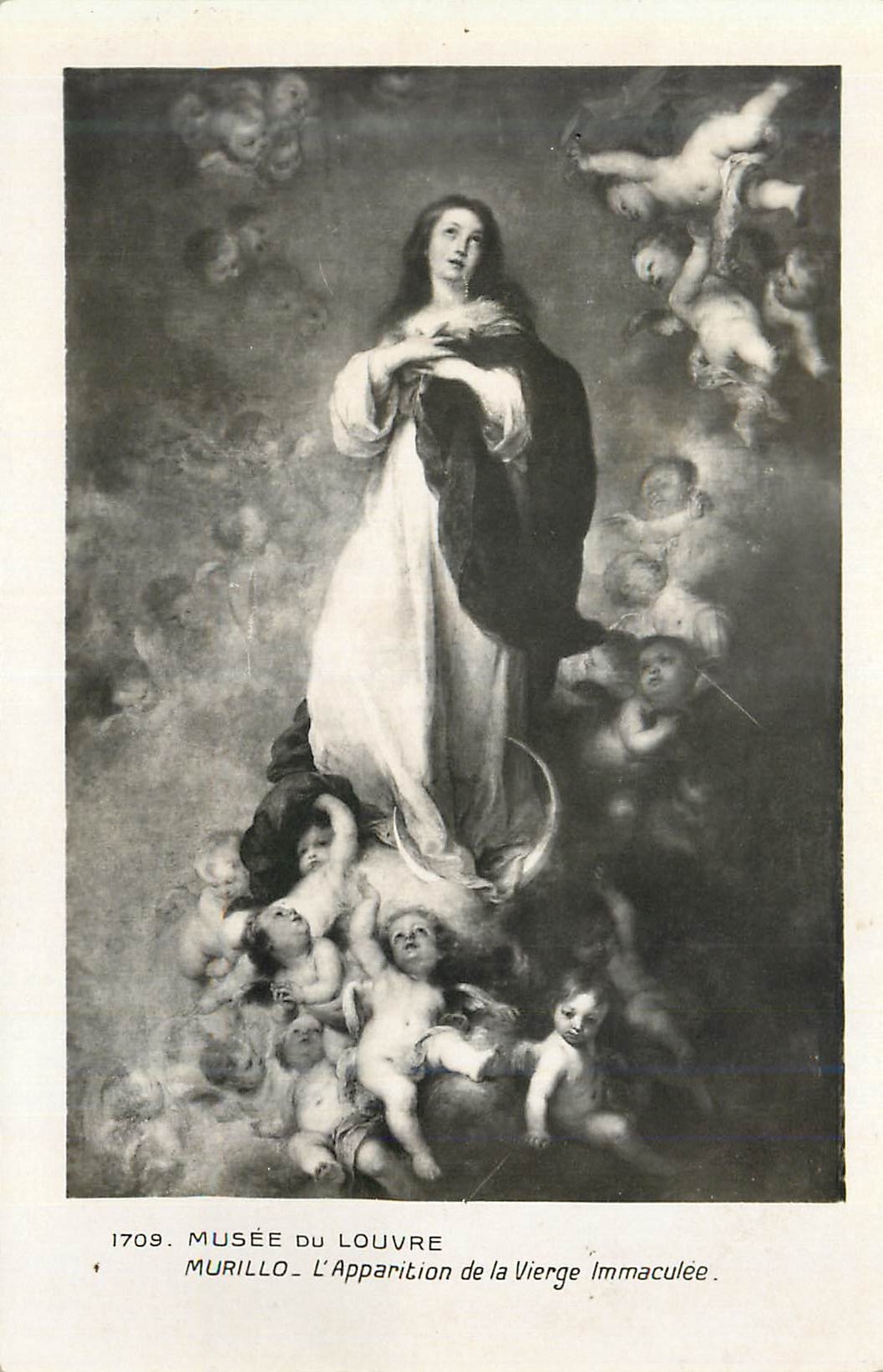 CPA Musee du Louvre Murillo L Apparition de la Vierge immaculee 