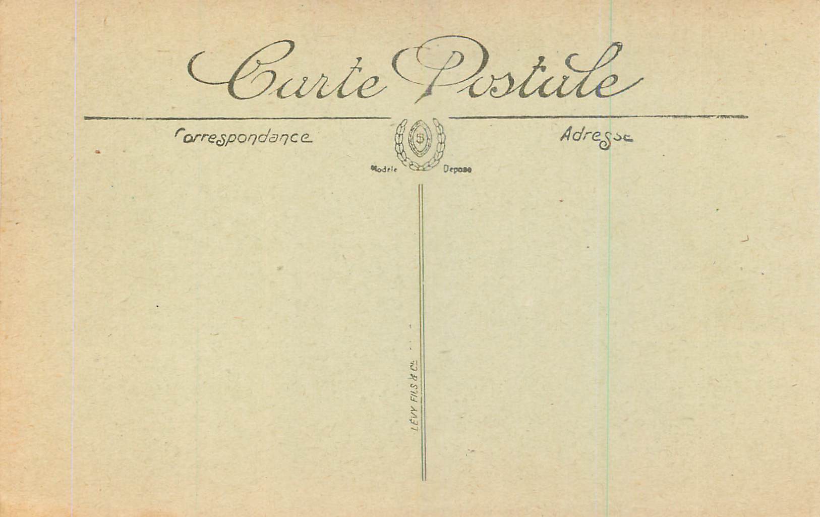 CPA Lille La Prefecture  — Rückseite