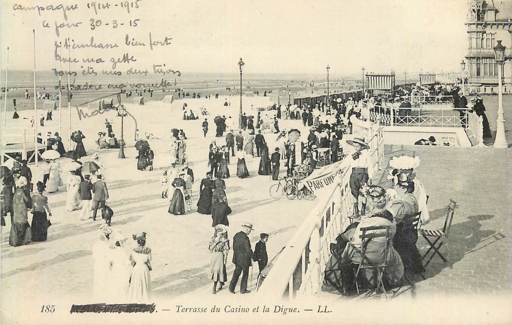 CPA Terrasse du Casino et la Digue 