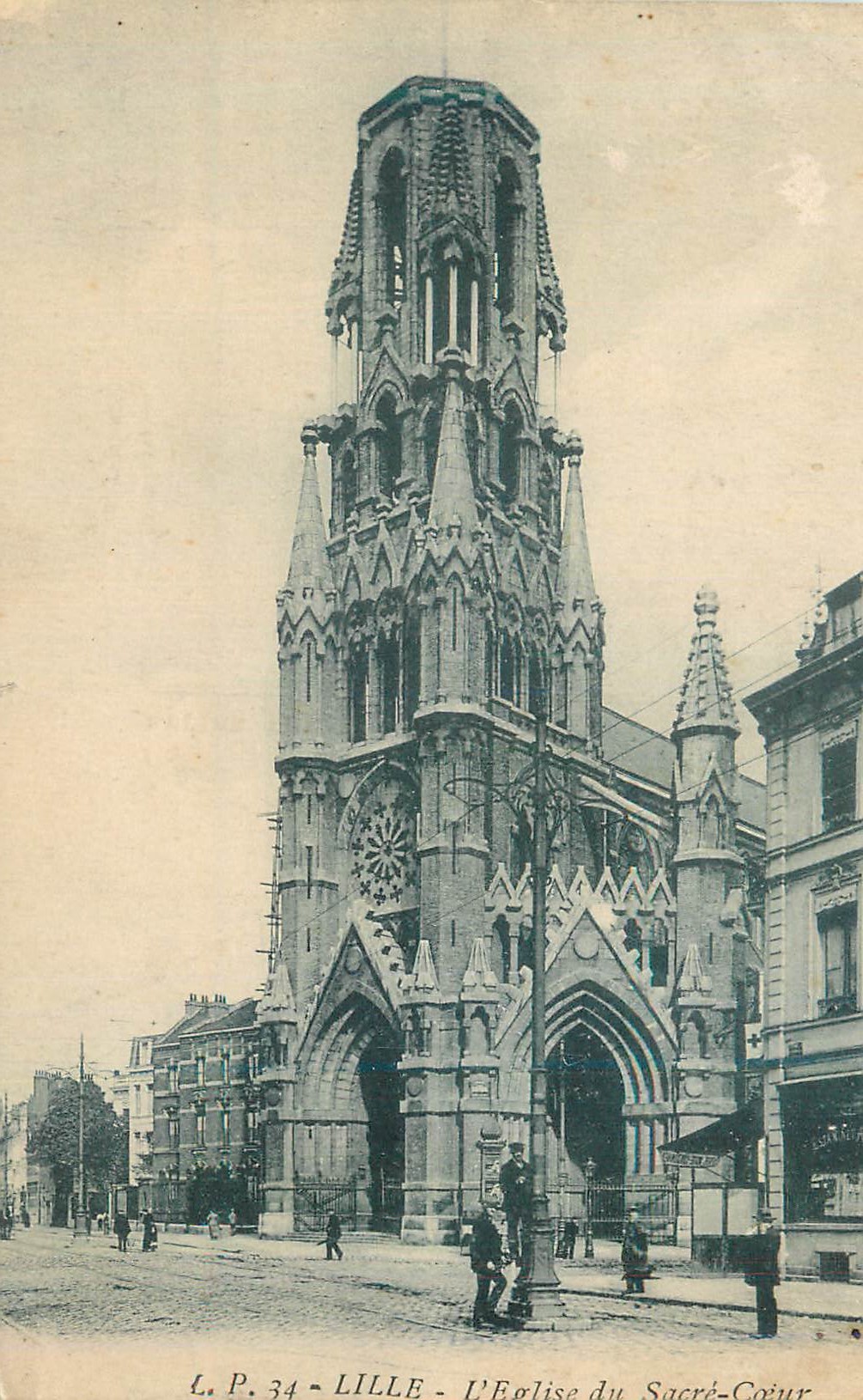 CPA Lille L Eglise du Sacre Coeur 