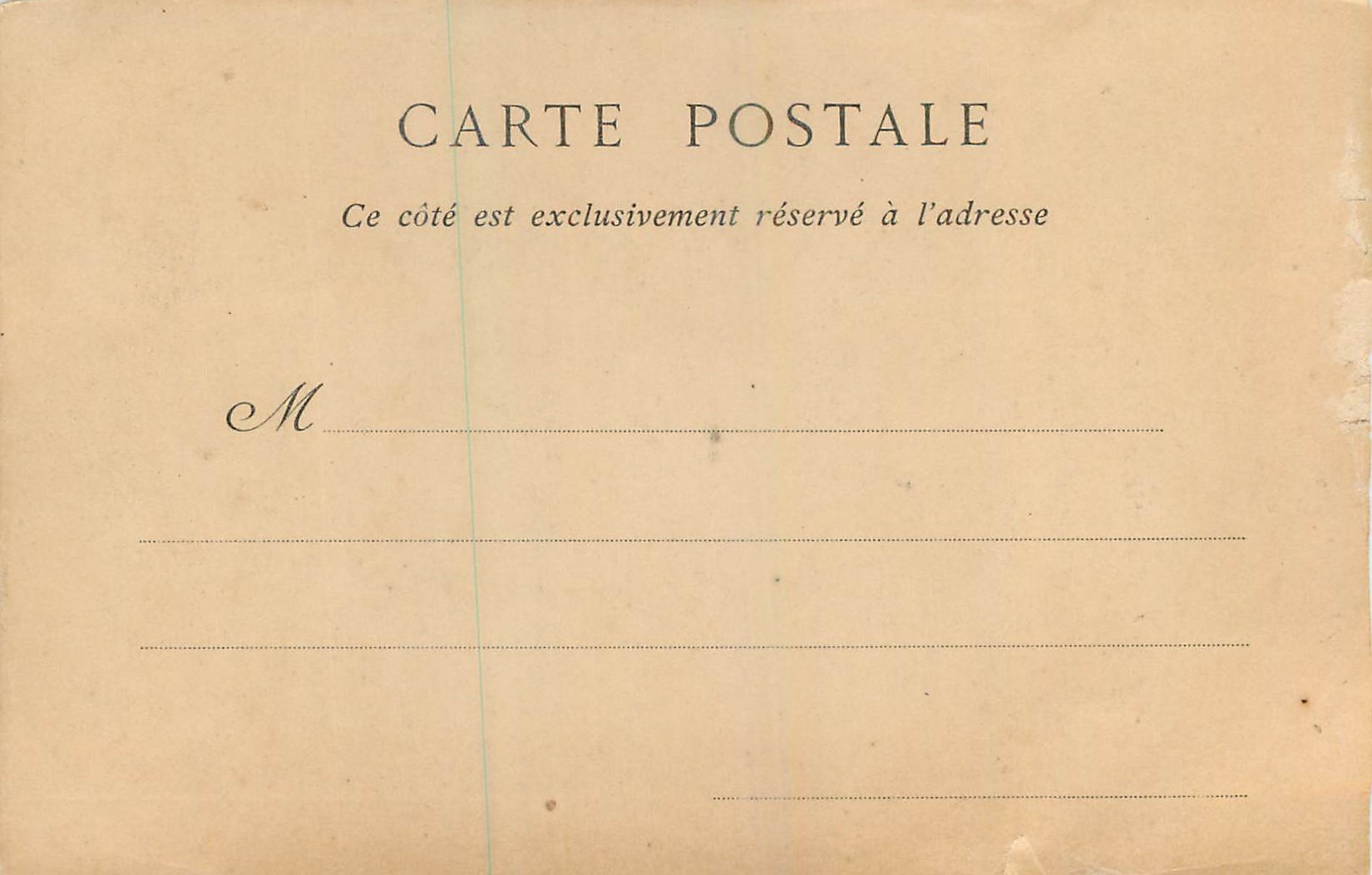 CPA Boulogne sur Mer Type de Matelote — Rückseite