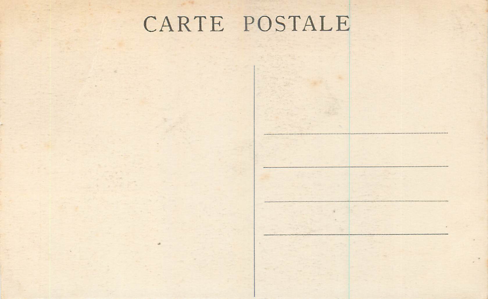 CPA Alpages — Rückseite