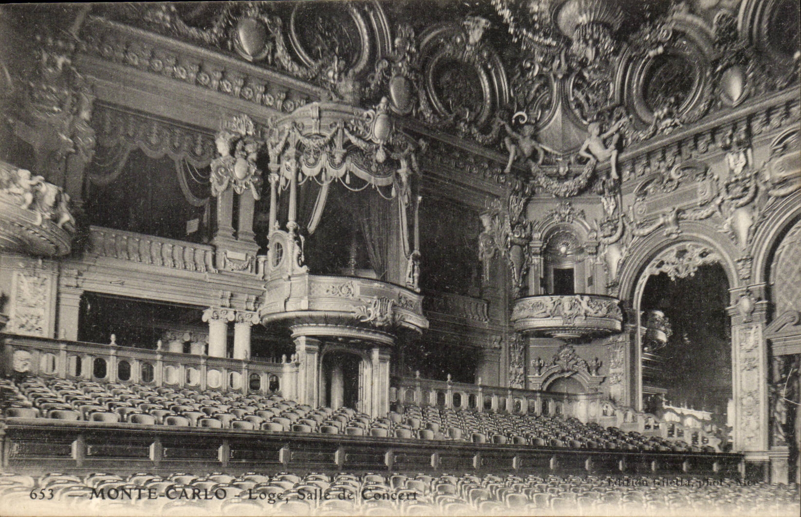 Monaco - Monte Carlo - Salle de Concert - CPA 