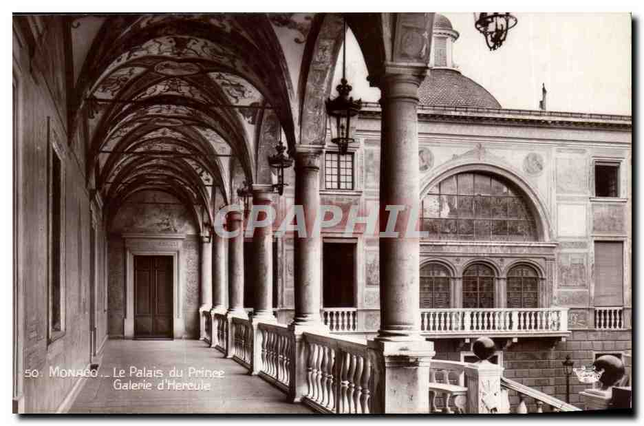 Monaco - Monte Carlo - Le Palais du Prince - Galerie d'Honneur - CPA 