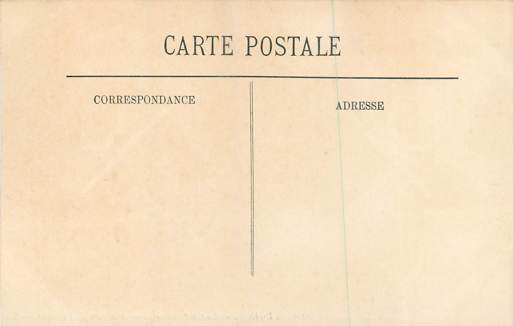 CPA Luchon La Chute de la Pique et le Port de Venasque — Verso