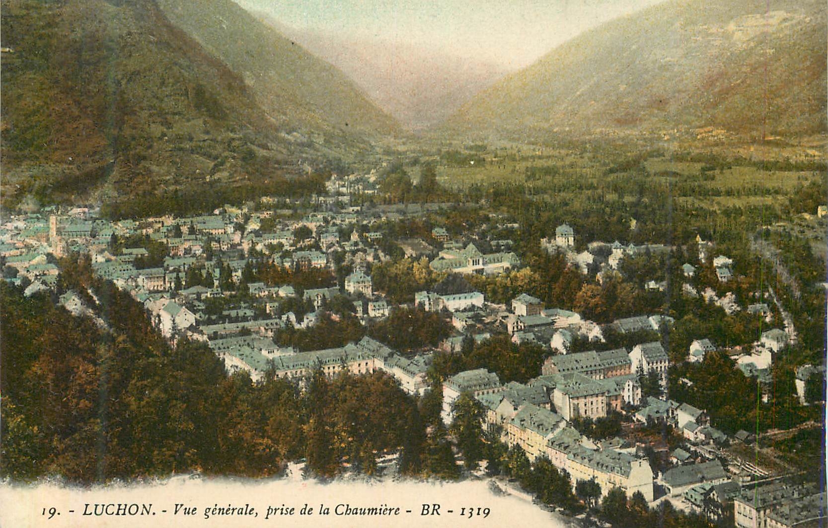 Luchon - Vue générale, prise de la Chaumière - BR - 1319